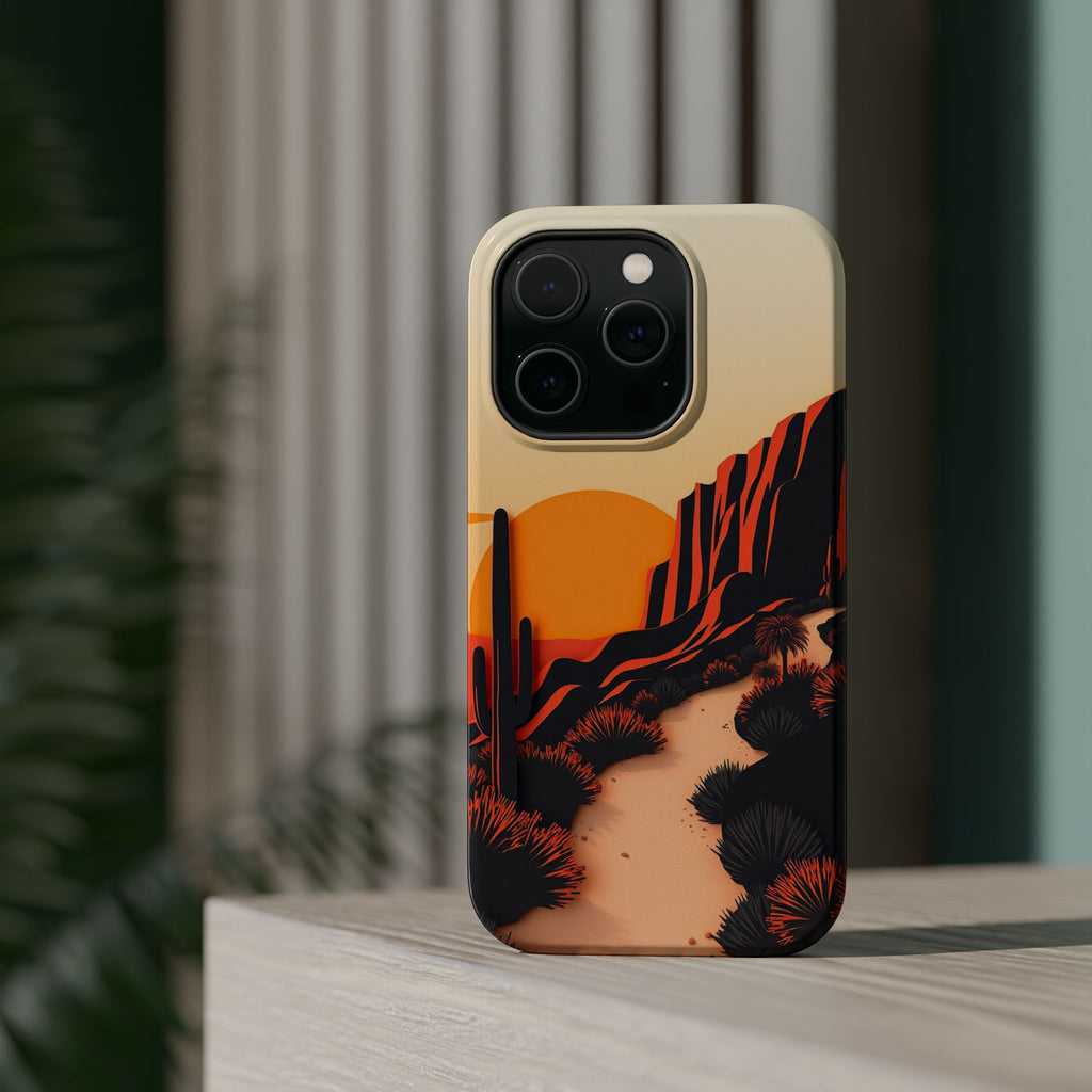 iPhone Serene Mesa Sunset Design 12 Slim Everyday Designer Case · iPhone Case