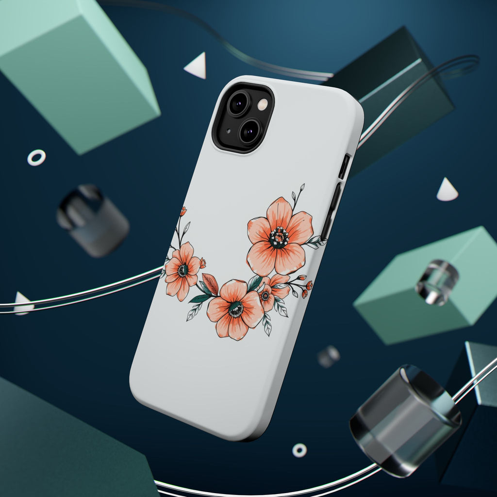 iPhone Vibrant Floral Crown Design Bold Modern Everyday Snap Case · iPhone Case