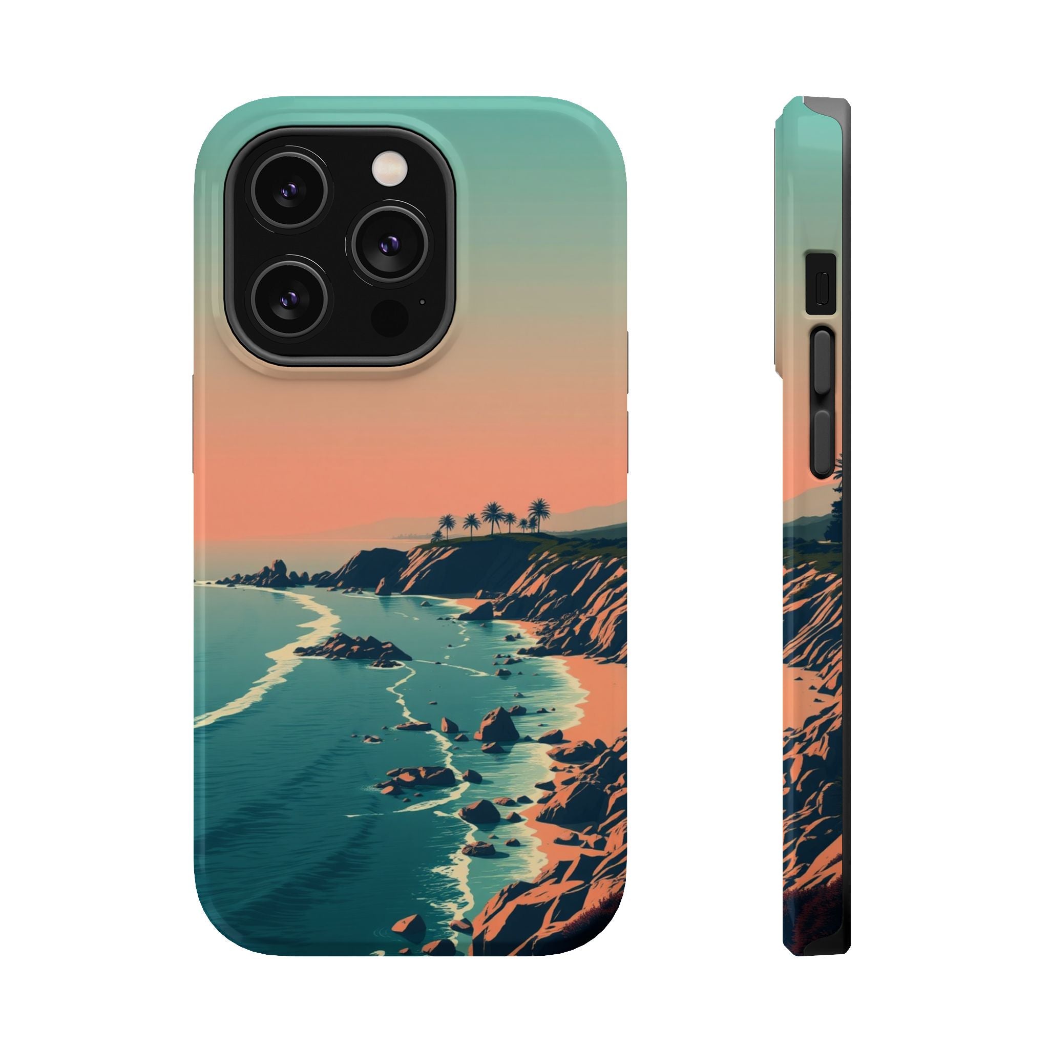 iPhone Radiant Pebble Beach Design Bold Modern Everyday Snap Case · iPhone Case