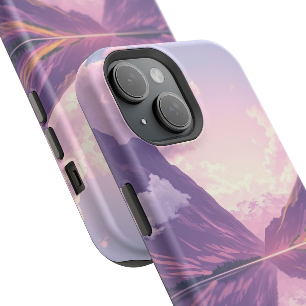 iPhone Lavender And Pearl Fjord Reflection Slim iPhone Everyday · iPhone Case