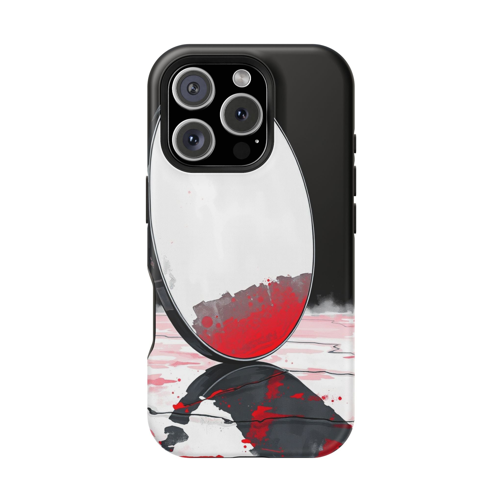 iPhone Earthy Salt Flat Mirror Design Slim Everyday Designer Case · iPhone Case
