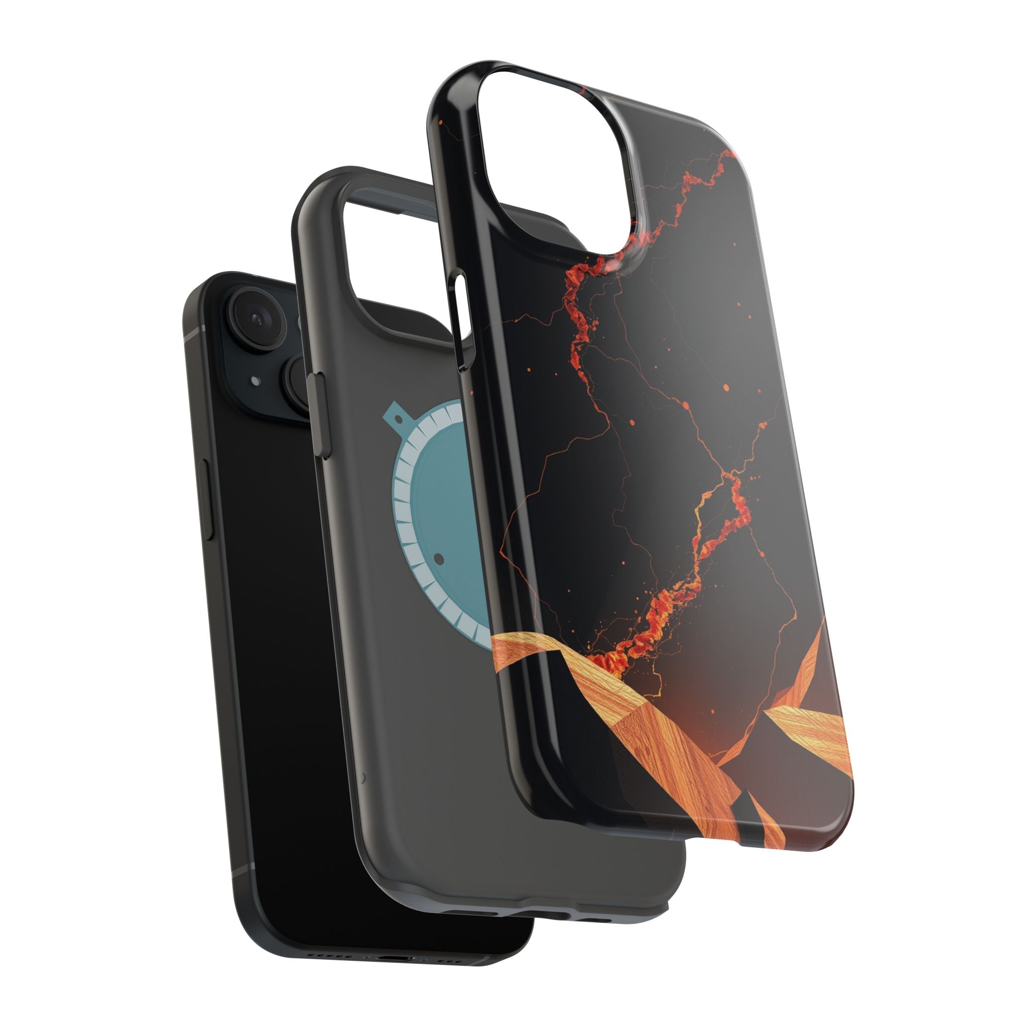 iPhone Petal Storm Electric Art 10 Bold Modern Everyday Snap Case · iPhone Case