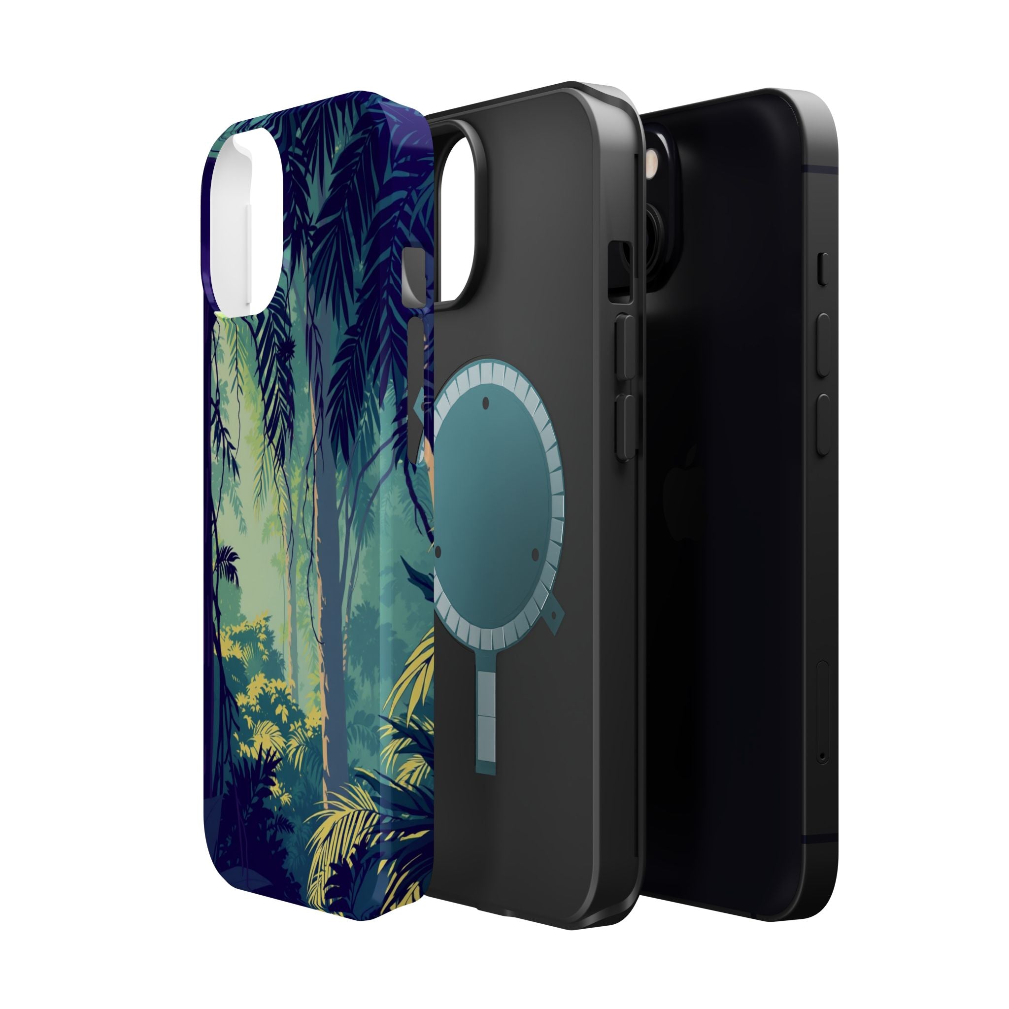 iPhone Mint And Blush Rainforest Canopy Slim Everyday iPhone Designer · iPhone C