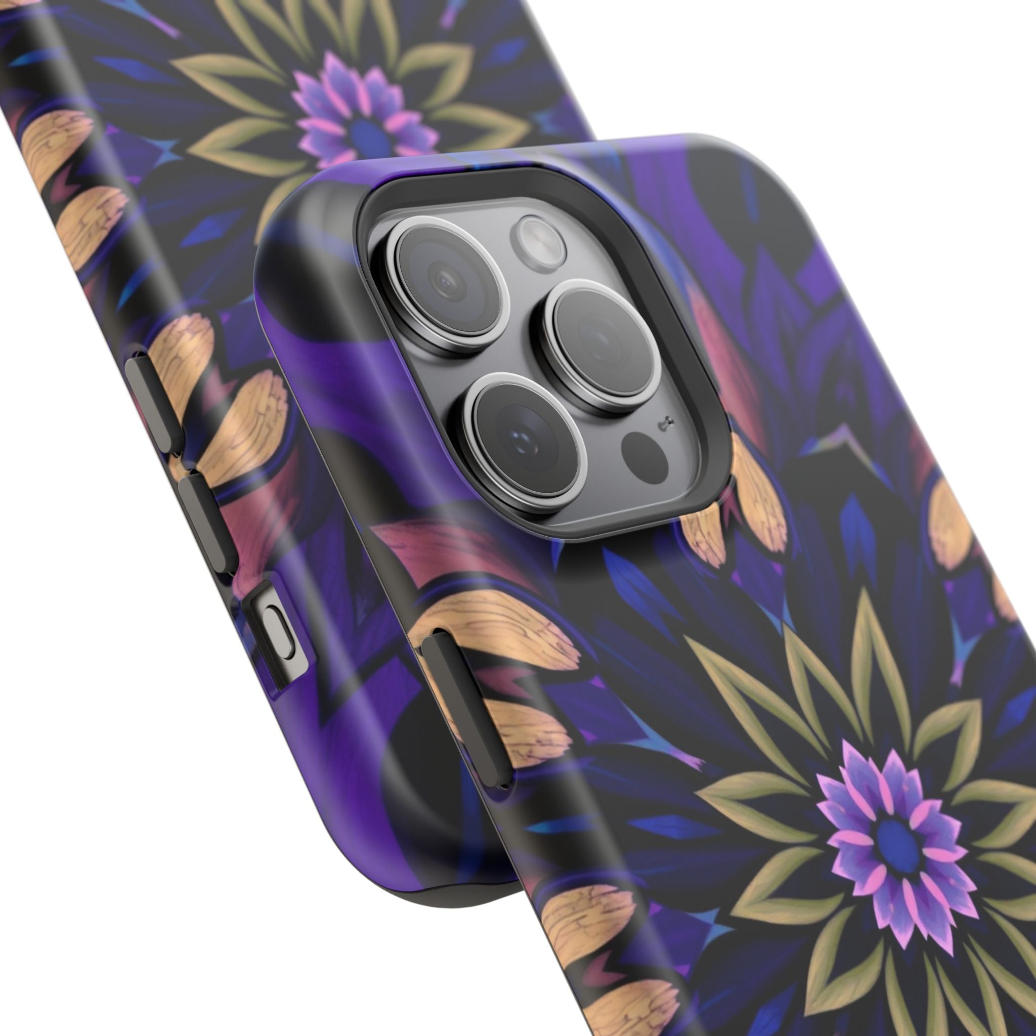 iPhone Floral Mandala Mystic Art Bold Modern Everyday Snap Case · iPhone Case