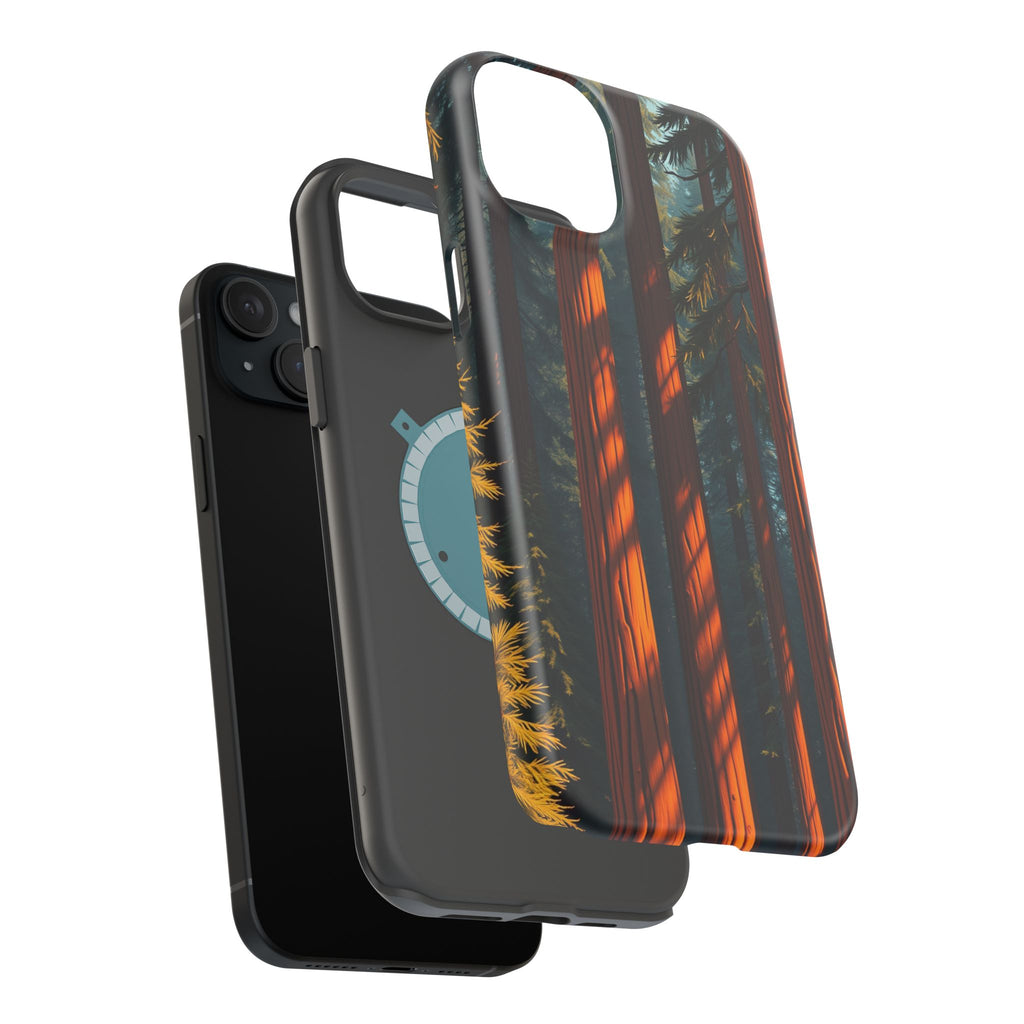 iPhone Dreamy Redwood Forest Design Slim Everyday Designer Case · iPhone Case