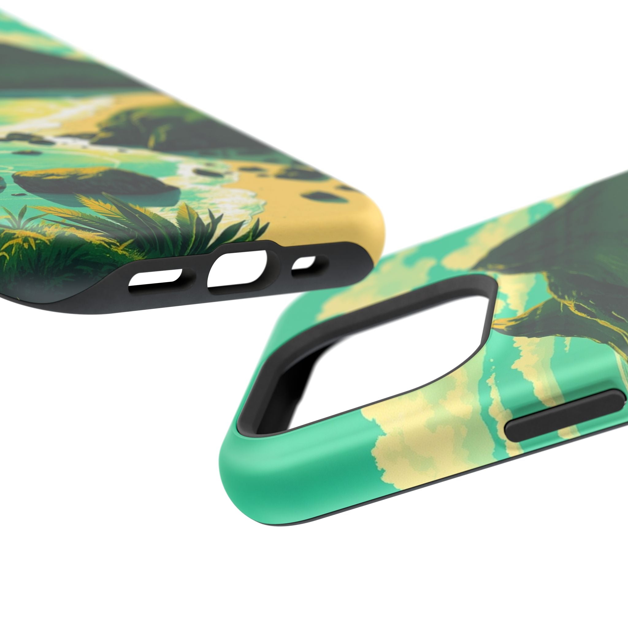 iPhone Hibiscus Coast Hand-Drawn Sketch Slim Everyday iPhone Designer · iPhone C