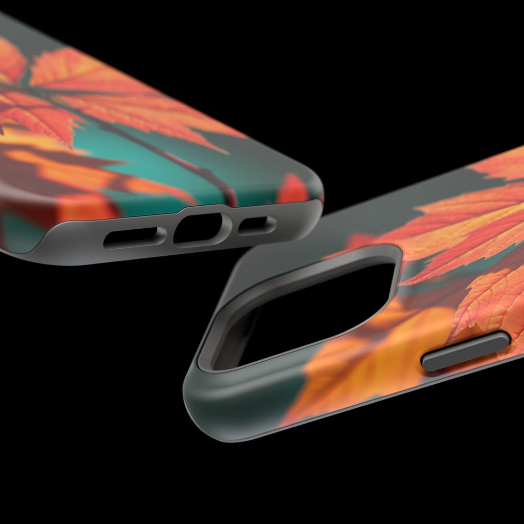iPhone Autumn Maple Electric Art 15 Slim Everyday Designer Case · iPhone Case