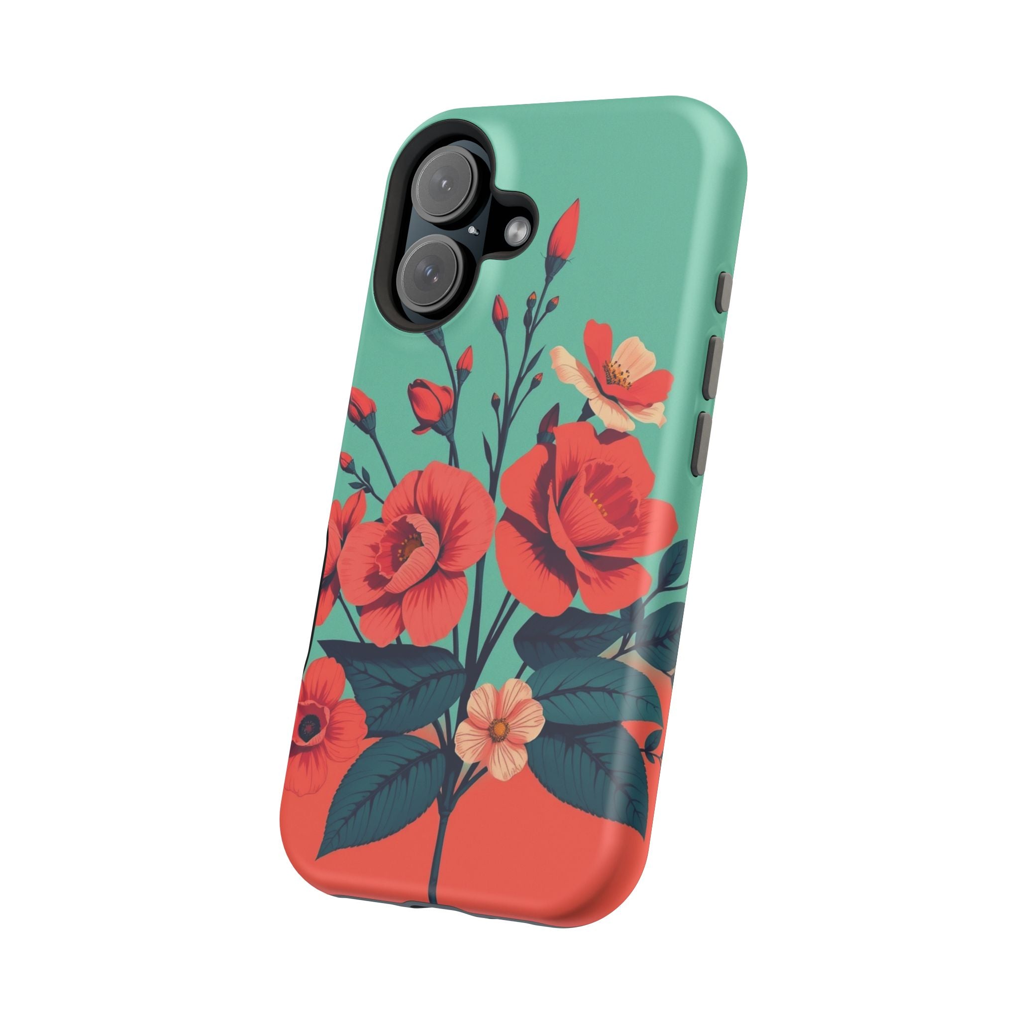 iPhone Pin-up Floral Cinematic Art Bold Modern Everyday Snap Case · iPhone Case