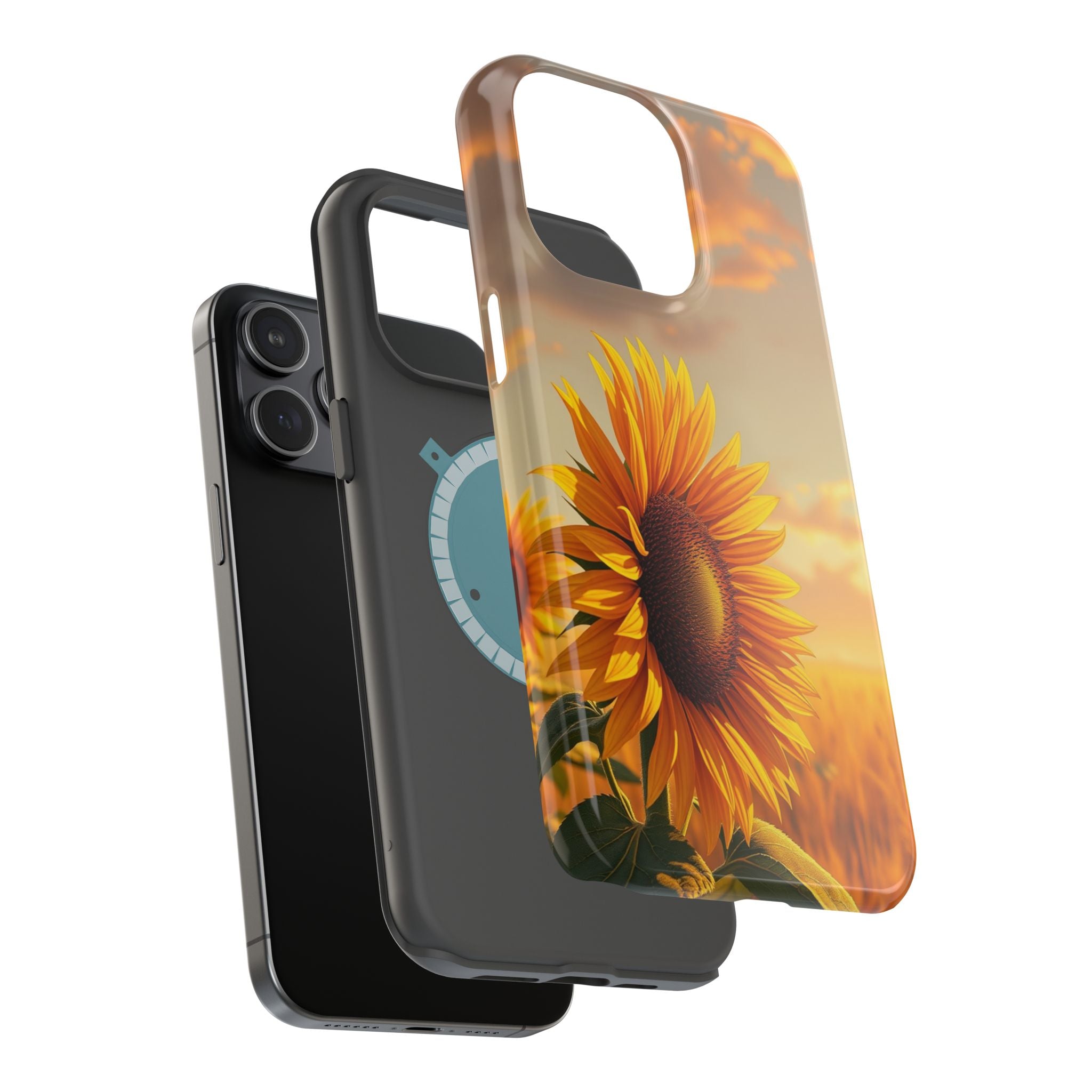 iPhone Sunflower Prairie Electric Art Slim Everyday Designer Case · iPhone Case