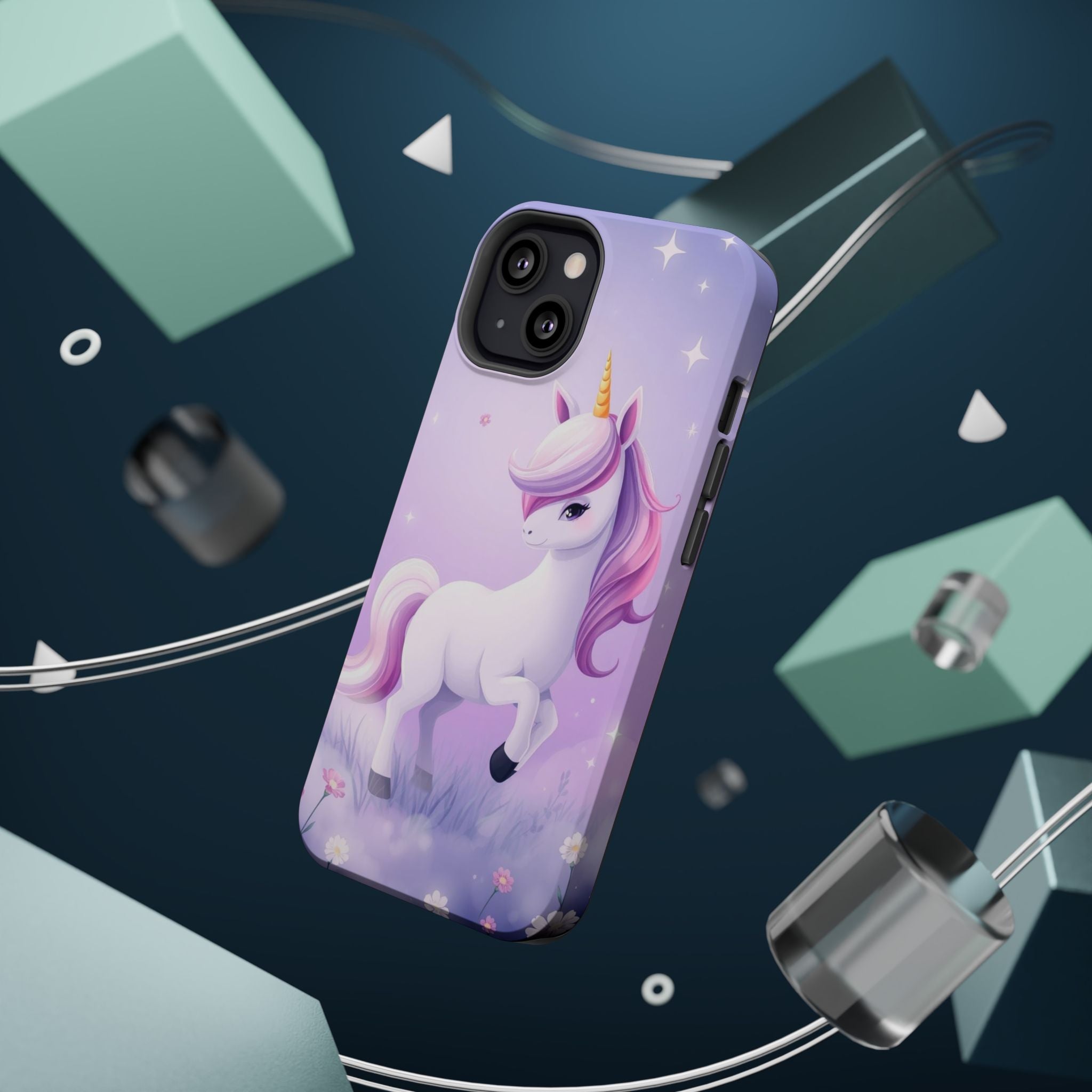 iPhone Lilac Mist Unicorn Kids Fun iPhone Phone Case Gift Artistic · iPhone Case