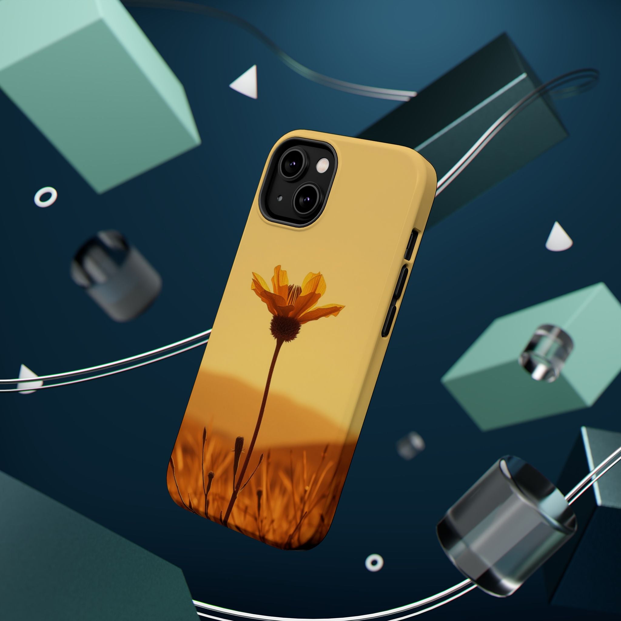 iPhone Desert Flower Cinematic Art Bold Modern Everyday Snap Case · iPhone Case