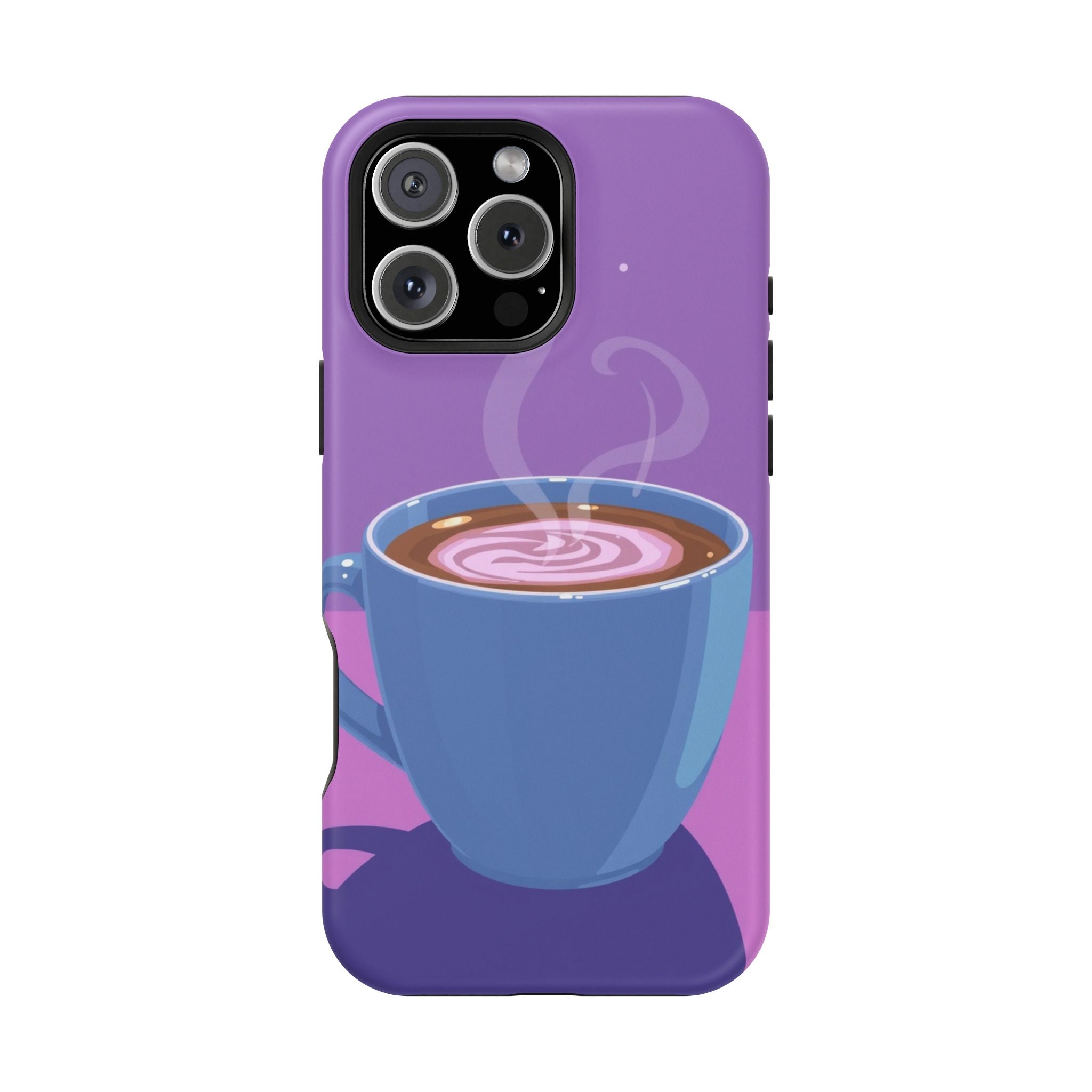 iPhone Emotional Support Coffee Pixel Art -Bit Soft Finish Everyday Case · iPhon