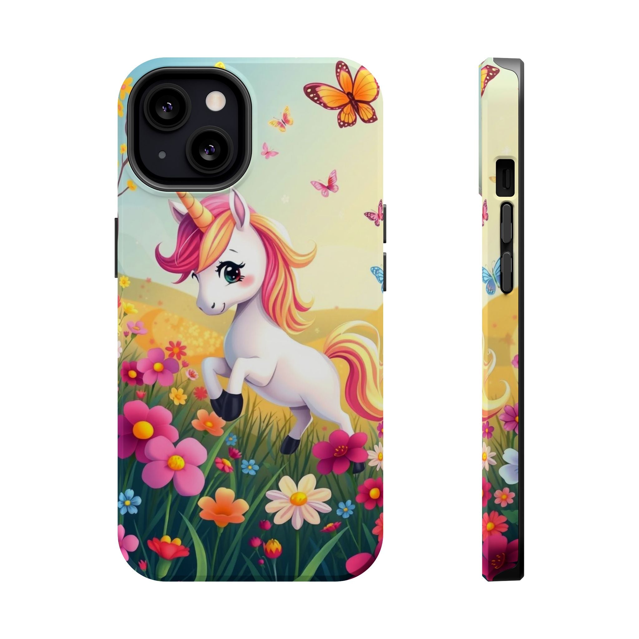 iPhone Magical Meadow Unicorn Kids Fun iPhone Phone Case Gift Slim · iPhone Case