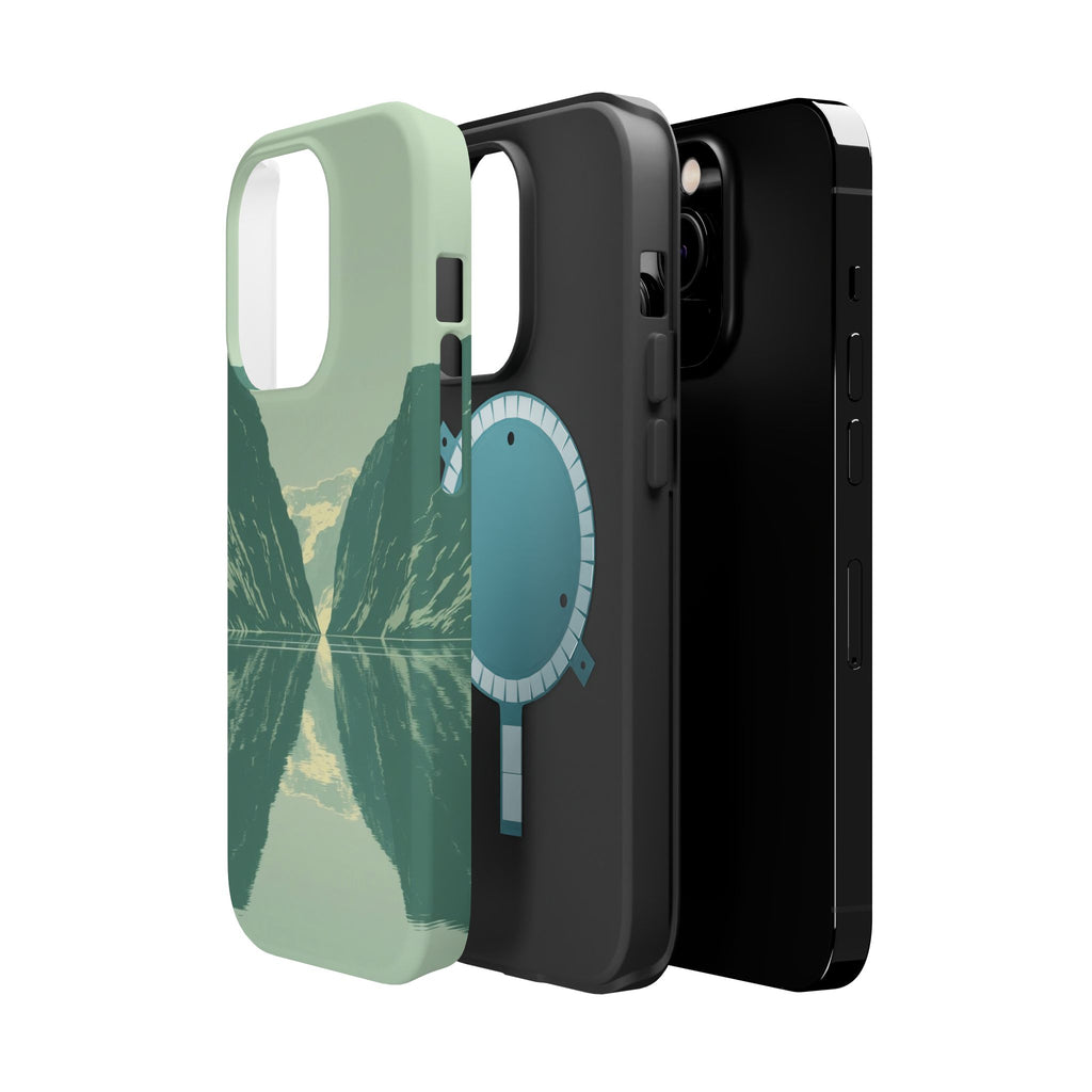 iPhone Fjord Reflection Enchanted Art Slim Everyday Designer Case · iPhone Case