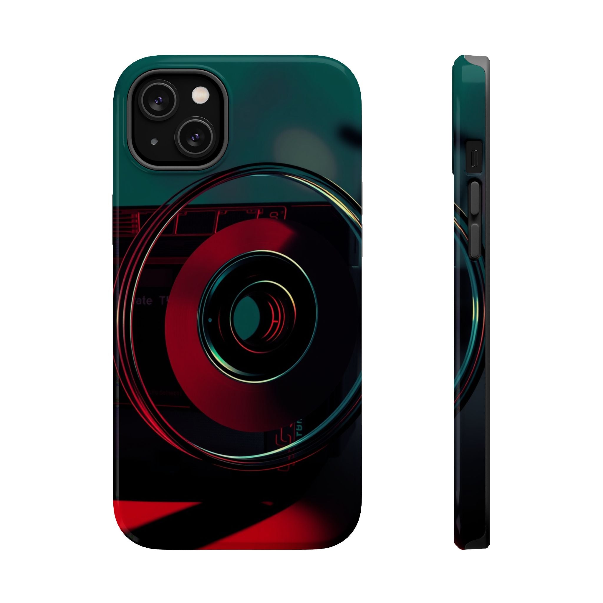 iPhone Vibrant Cassette Tape Rewind Design Slim Everyday Designer Case · iPhone