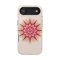 iPhone Floral Mandala Pixel Art -Bit Slim Everyday Designer Case · iPhone Case