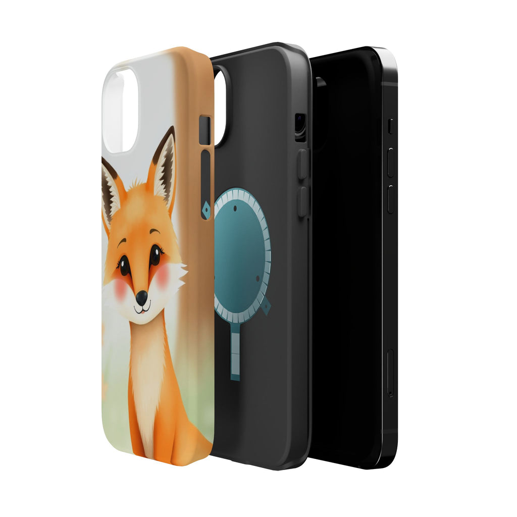 iPhone Watercolor Fox Portrait Kids Fun iPhone Phone Case Gift Slim · iPhone Cas