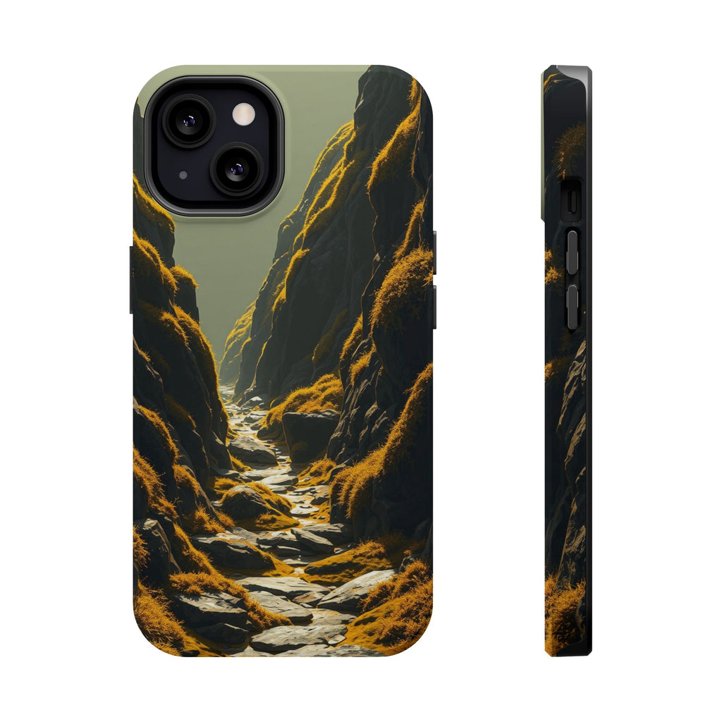 iPhone Moss Covered Rocks Enchanted Art Slim Everyday iPhone 14 · iPhone Case