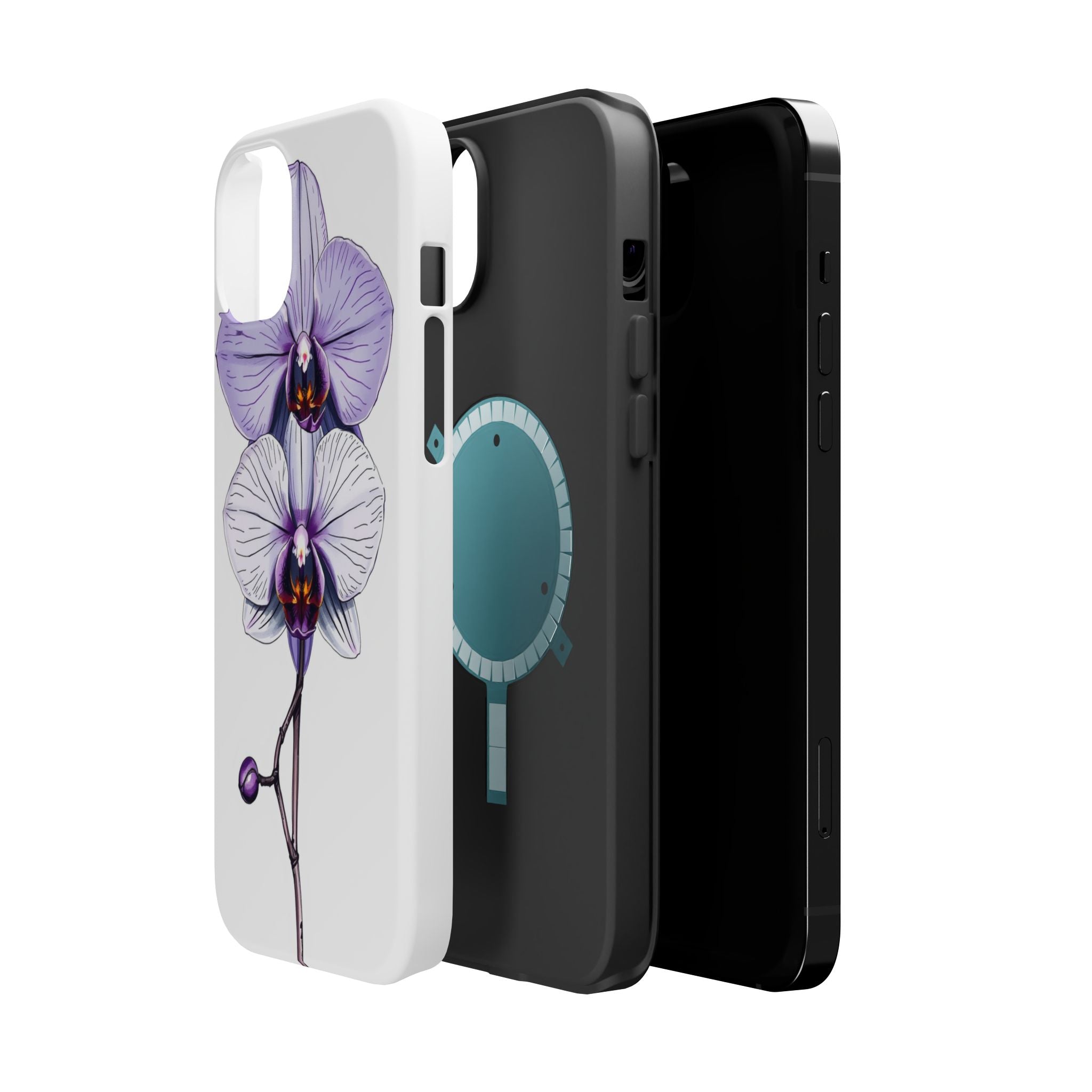 iPhone Orchid Study Hand-Drawn Sketch Slim Everyday Designer Case · iPhone Case