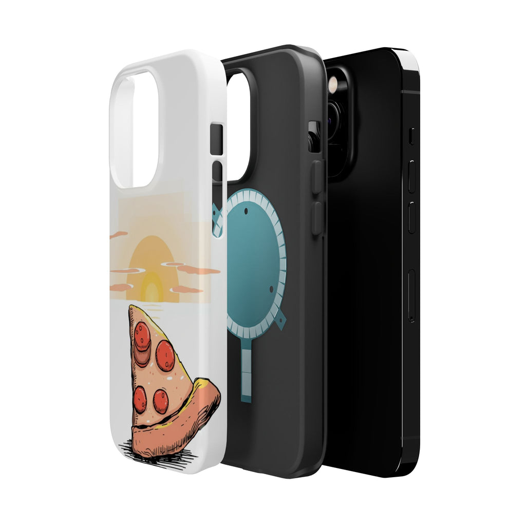 iPhone Earthy Pizza Slice Sunset Design Slim Everyday Designer Case · iPhone Cas