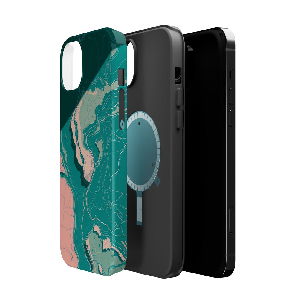 iPhone Earthy River Delta Aerial Design Slim Everyday iPhone 18 · iPhone Case