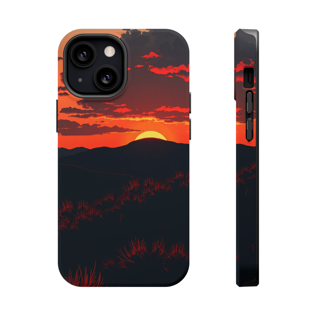 iPhone Mesa Sunset Cinematic Art Bold Modern Everyday Snap Case · iPhone Case