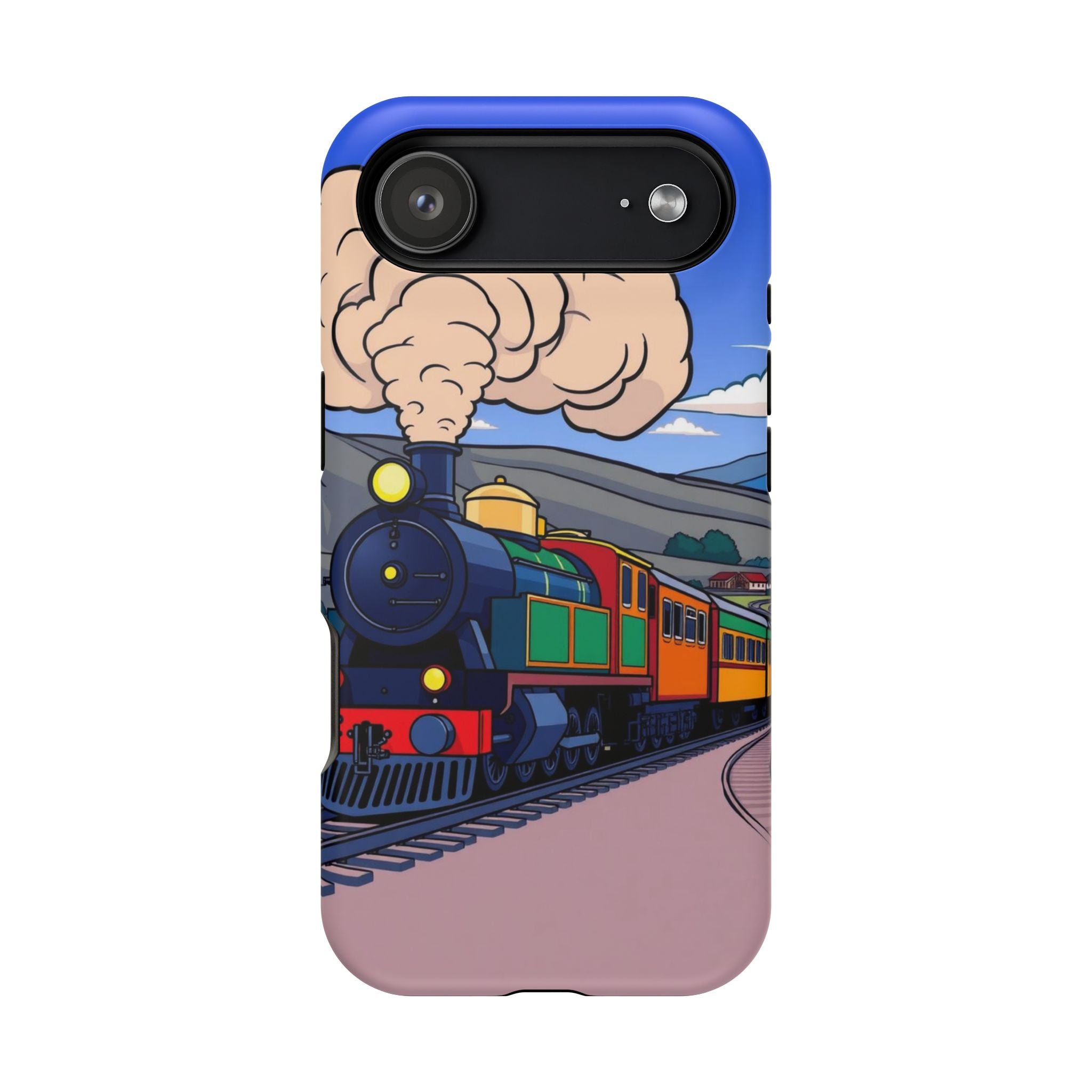 iPhone Steam Locomotive Puff Kids Fun iPhone Phone Case Gift Slim · iPhone Case