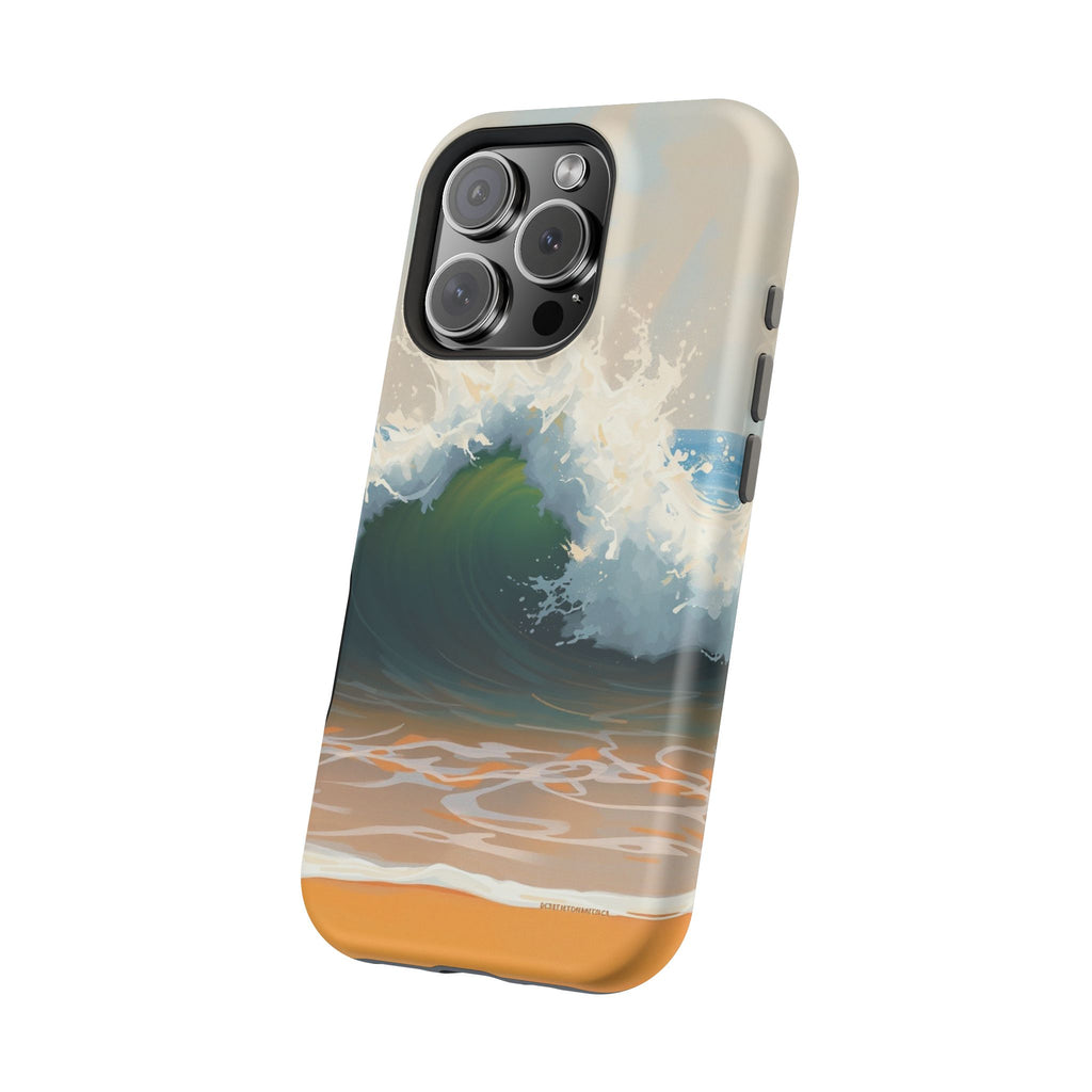 iPhone Radiant Ocean Wave Crash Design Slim Everyday Designer Case · iPhone Case