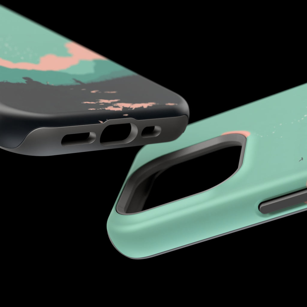 iPhone Magnetic Field Electric Art Bold Modern Everyday Snap Case · iPhone Case