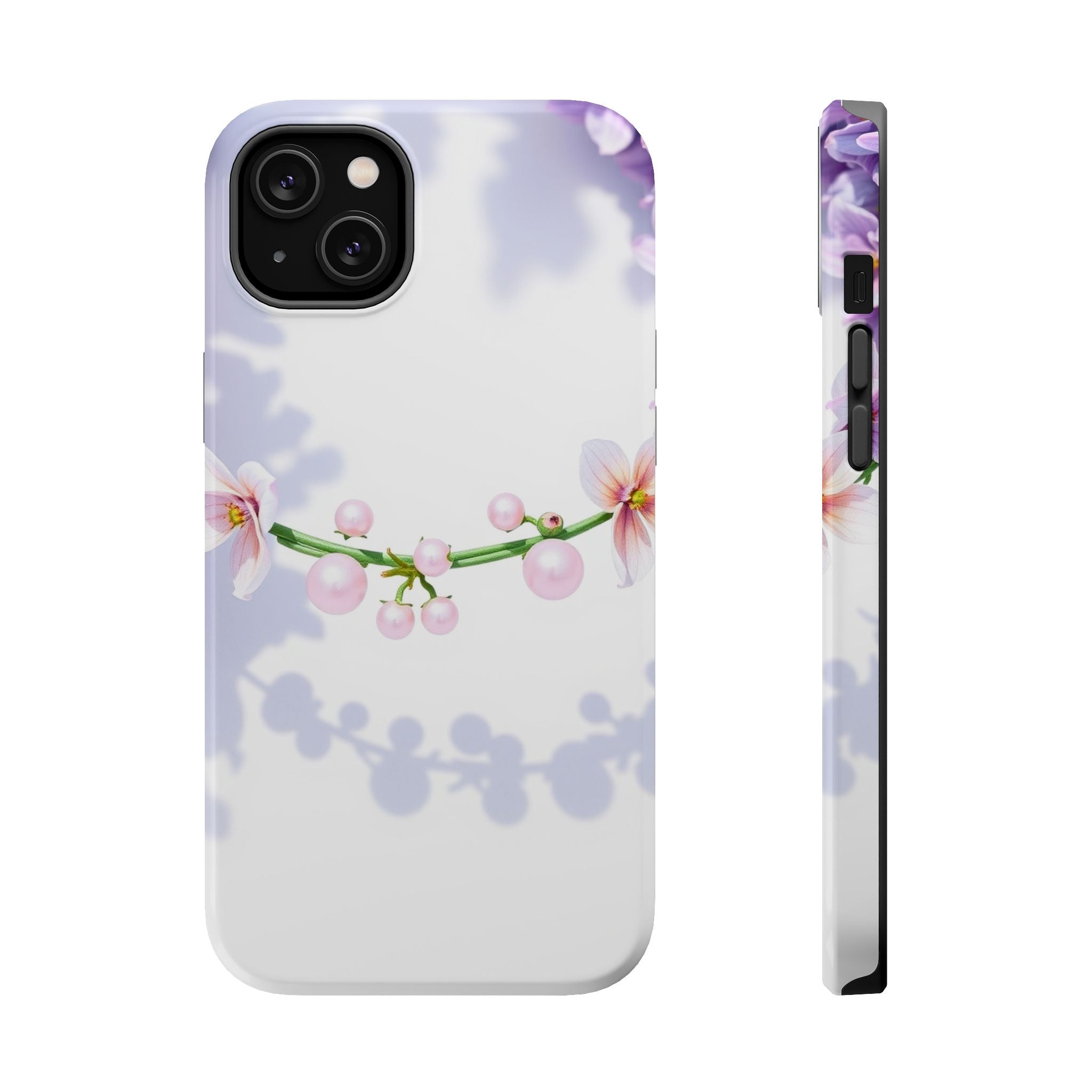 iPhone Vibrant Floral Crown Design Clean Minimal Snap Cas Slim Snap Case · iPhon