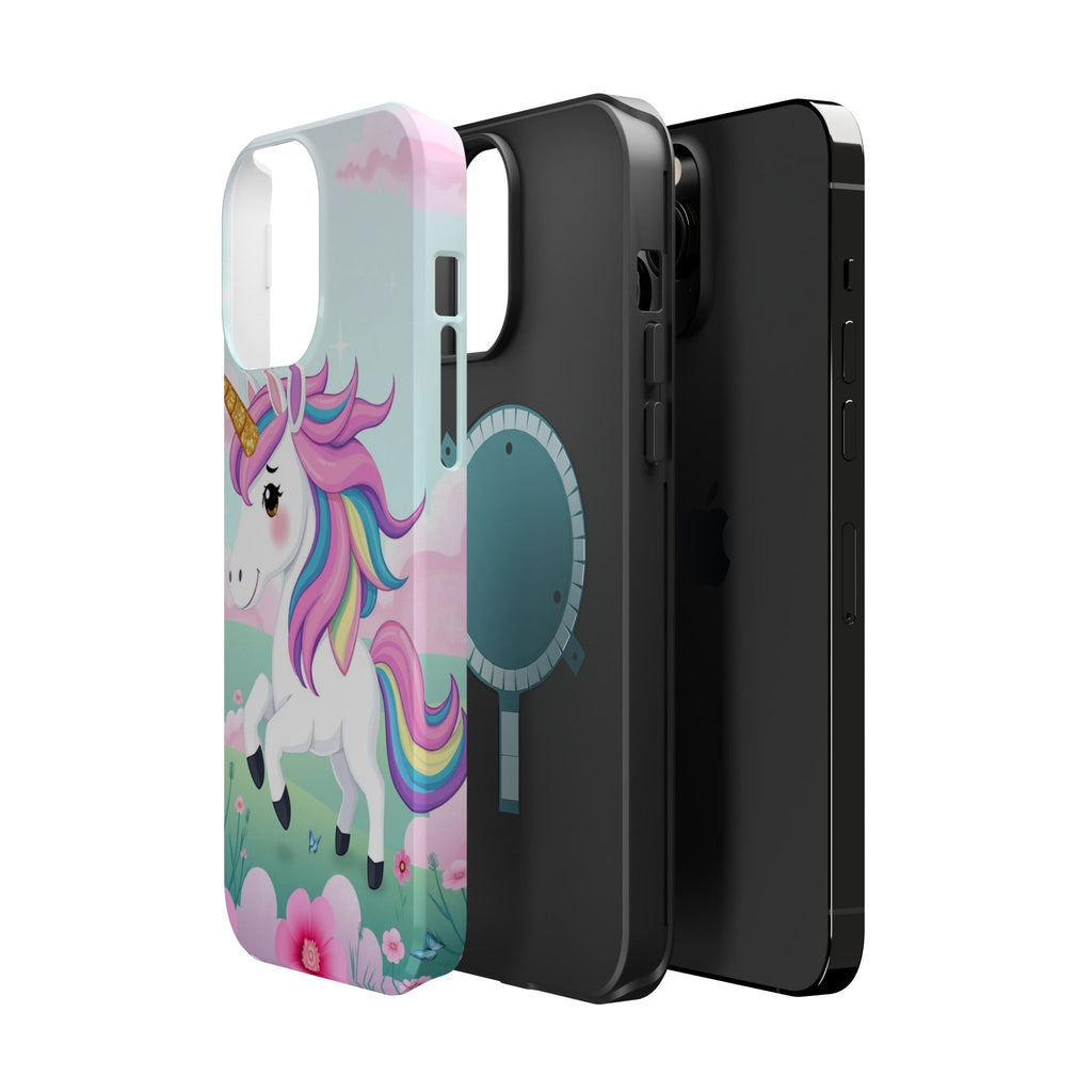 iPhone Rainbow Unicorn Kids Fun Soft iPhone Phone Case Gift Finish · iPhone Case