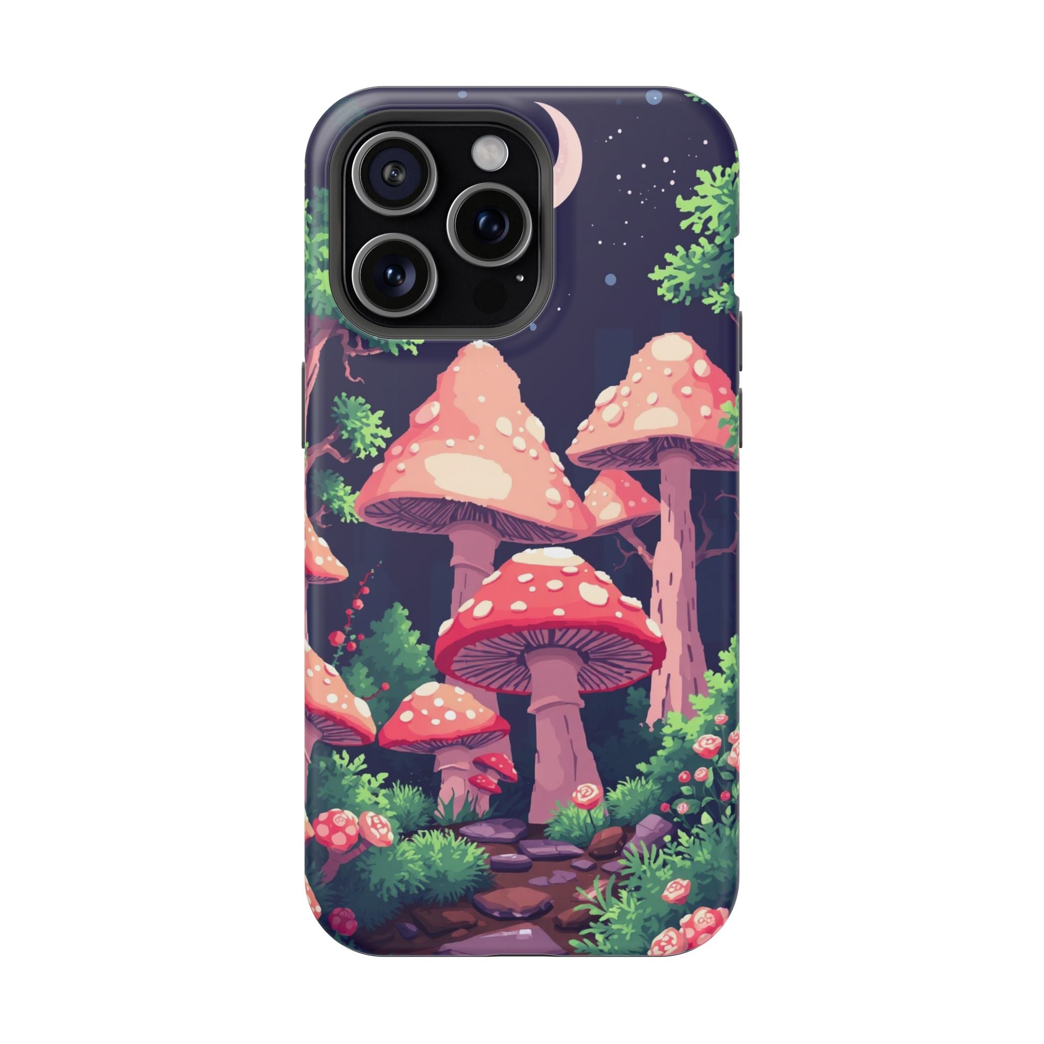 iPhone Mushroom Forest Pixel Art -Bit Slim Everyday Designer Case · iPhone Case