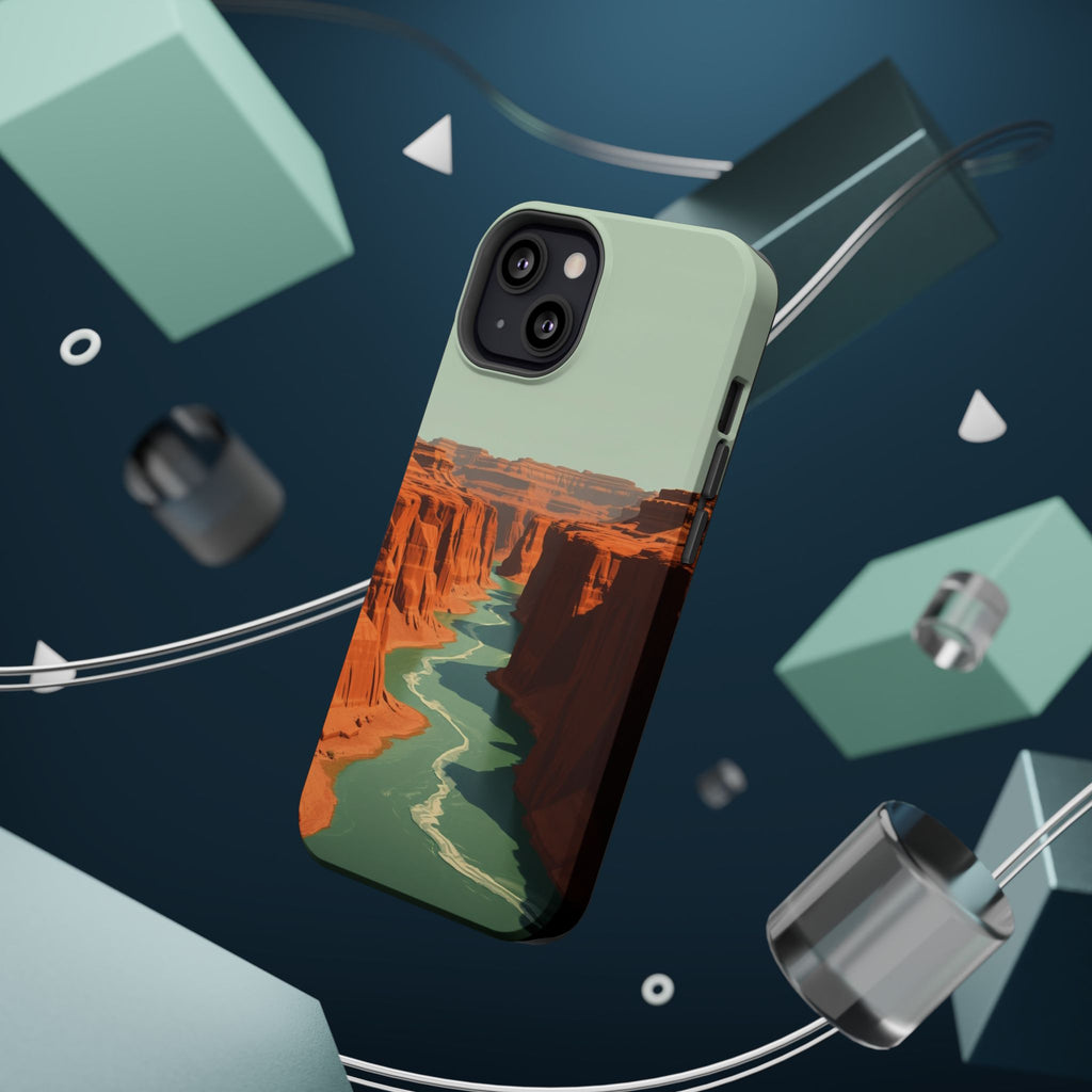 iPhone Burnt Orange And Sand River Canyon Slim iPhone Everyday Designer · iPhone