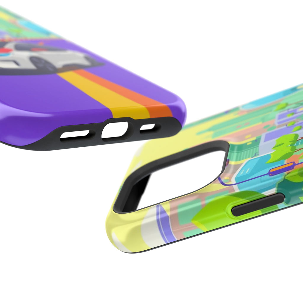 iPhone Electric Car Future Kids Fun Phone Case Gift Slim Snap Case · iPhone Case