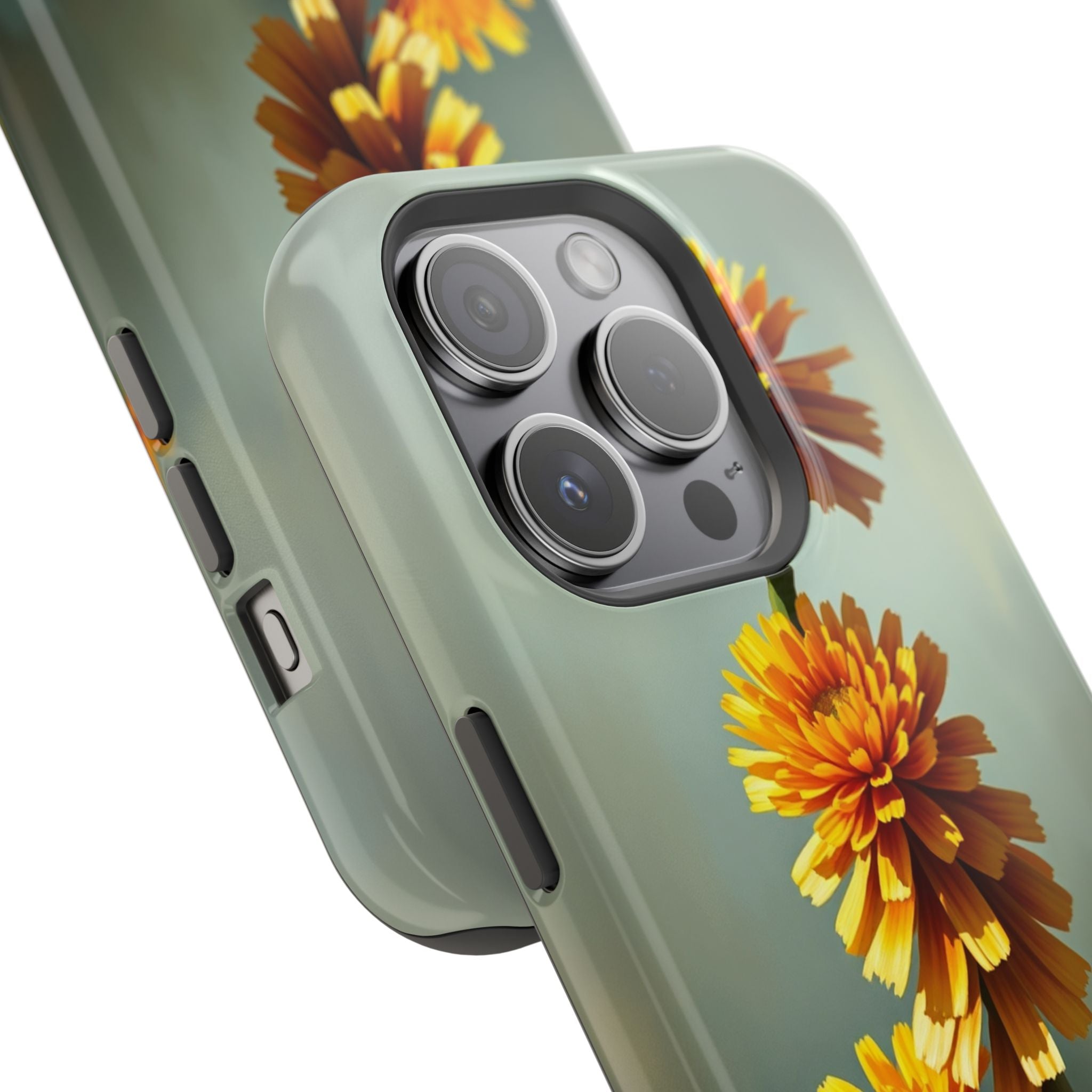 iPhone Ranunculus Stack Electric Art Slim Everyday Designer Case · iPhone Case