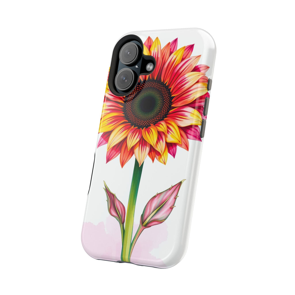 iPhone Sunflower Pop Vibrant Watercolor Slim Snap Case · iPhone Case