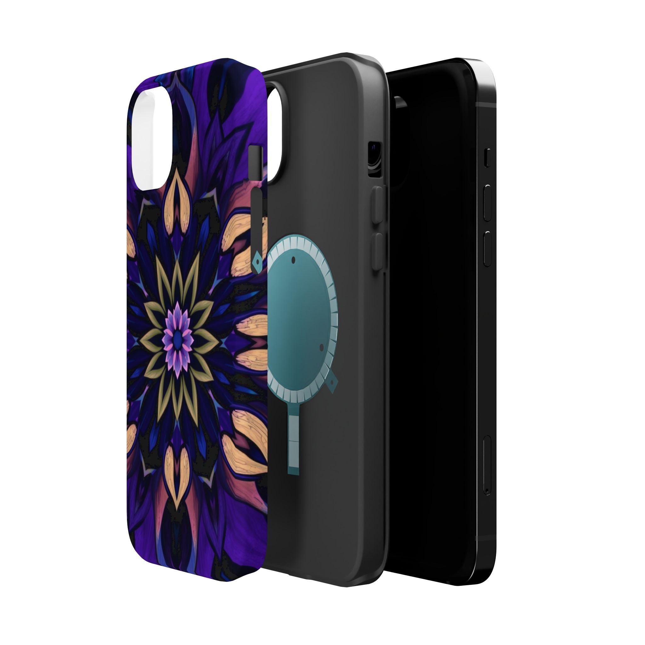 iPhone Floral Mandala Mystic Art Bold Modern Everyday Snap Case · iPhone Case