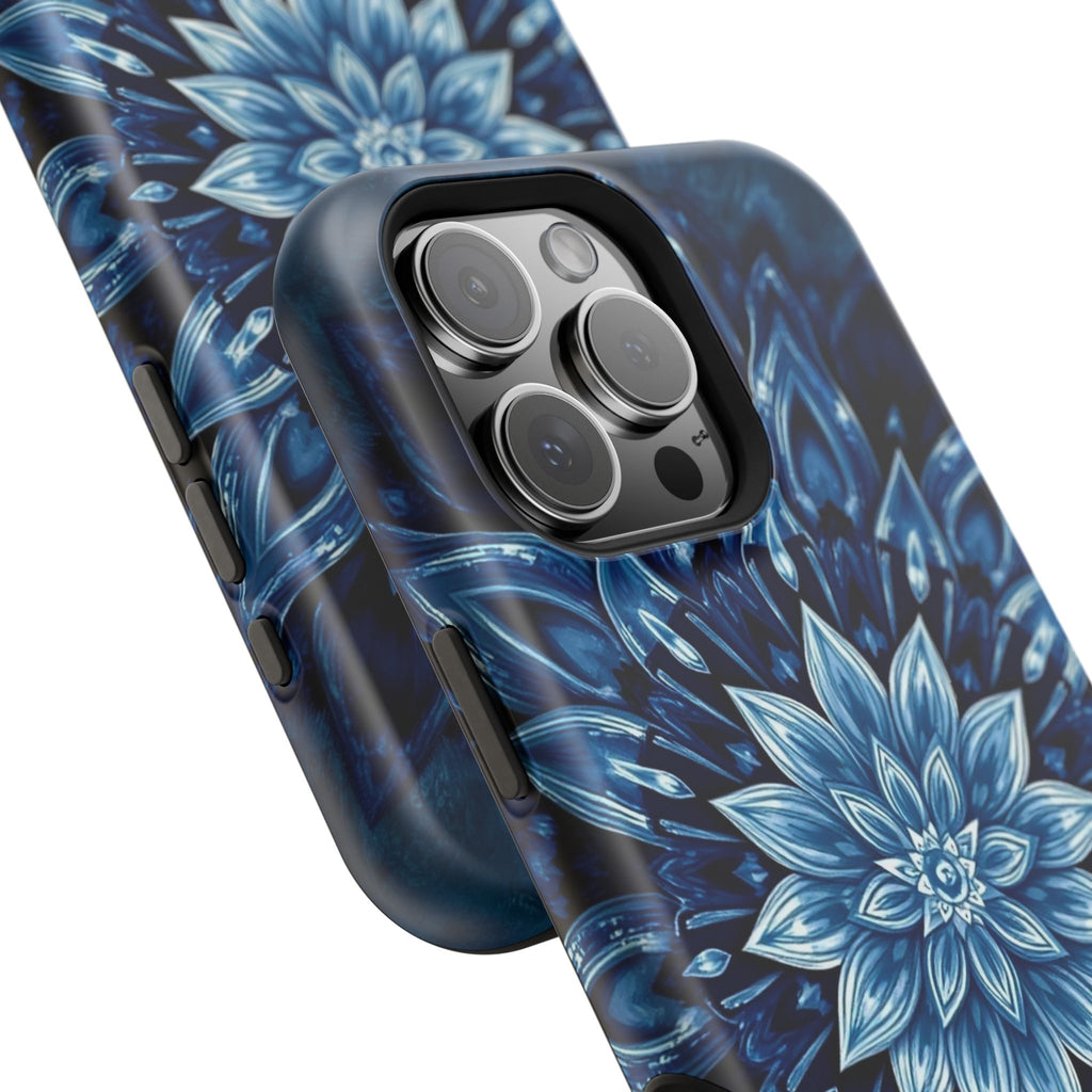 iPhone Floral Mandala Electric Art Bold Modern Everyday Snap Case · iPhone Case