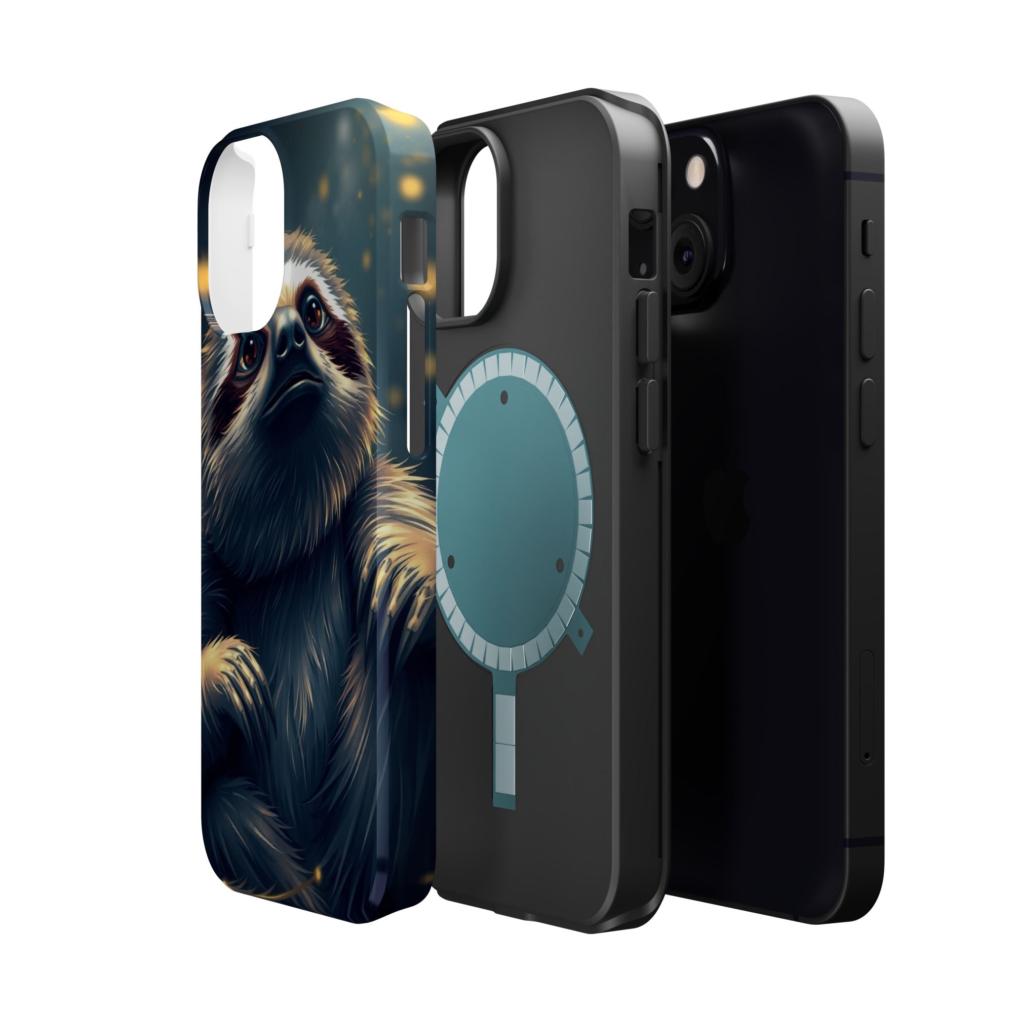 iPhone Vibrant Cozy Sloth Mode Design Slim Everyday Designer Case · iPhone Case