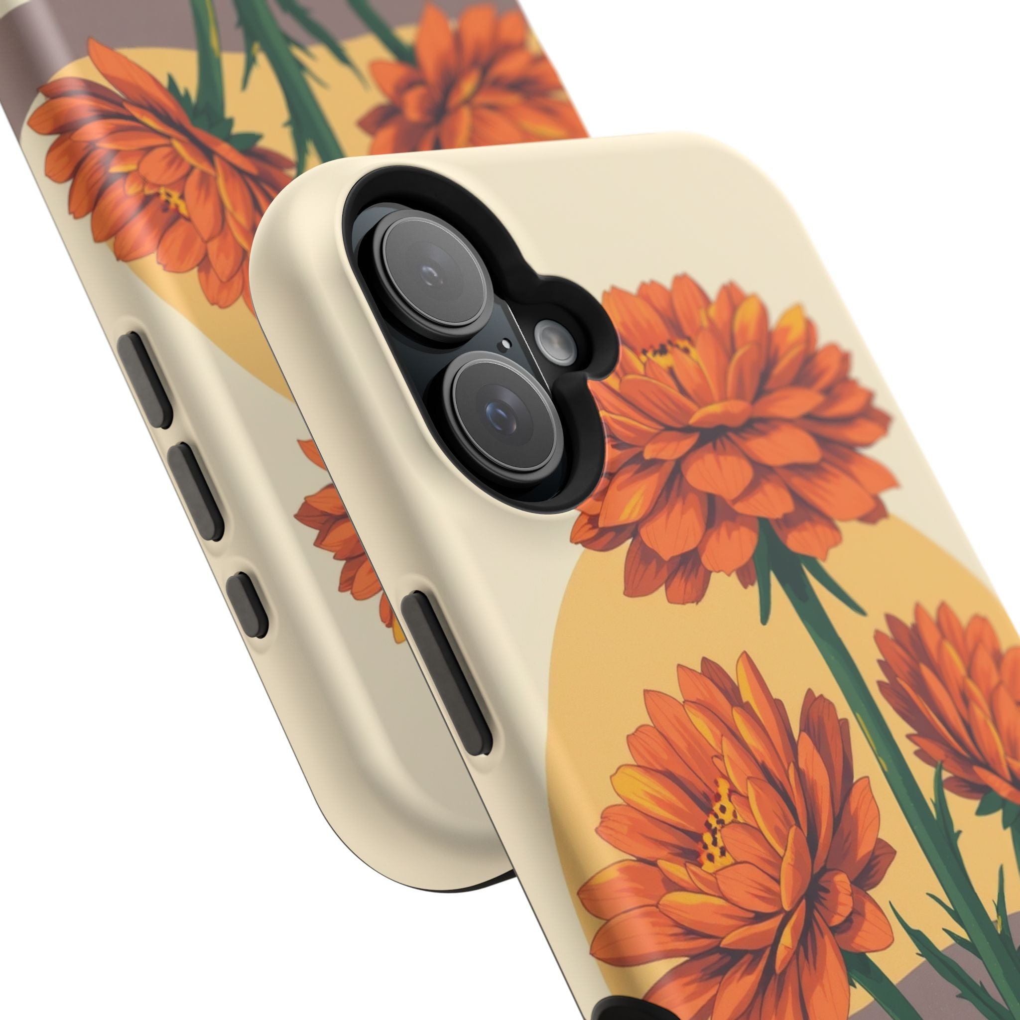 iPhone Ranunculus Stack Bold Art Bold Modern Everyday Snap Case · iPhone Case