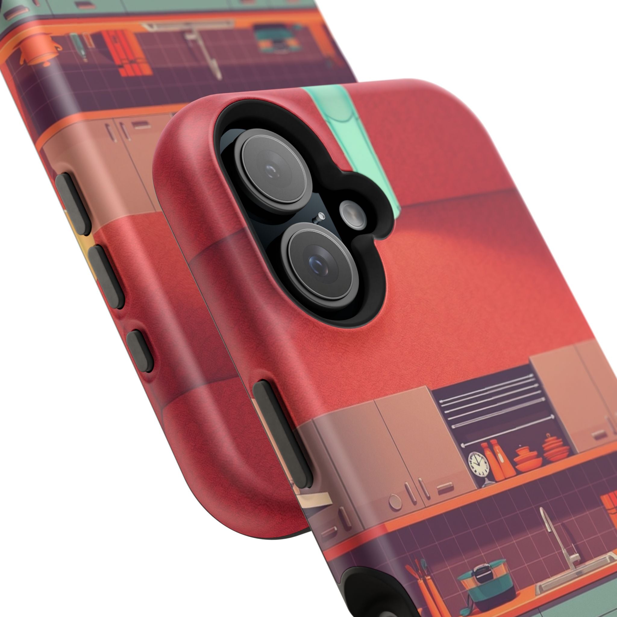 iPhone Earthy 1950s Kitchen Design Bold Modern Everyday Snap Case · iPhone Case