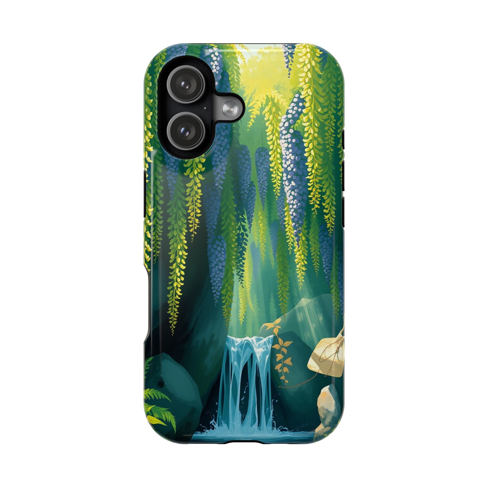 iPhone Wisteria Cascade Mystic Art Bold Modern Everyday Snap Case · iPhone Case