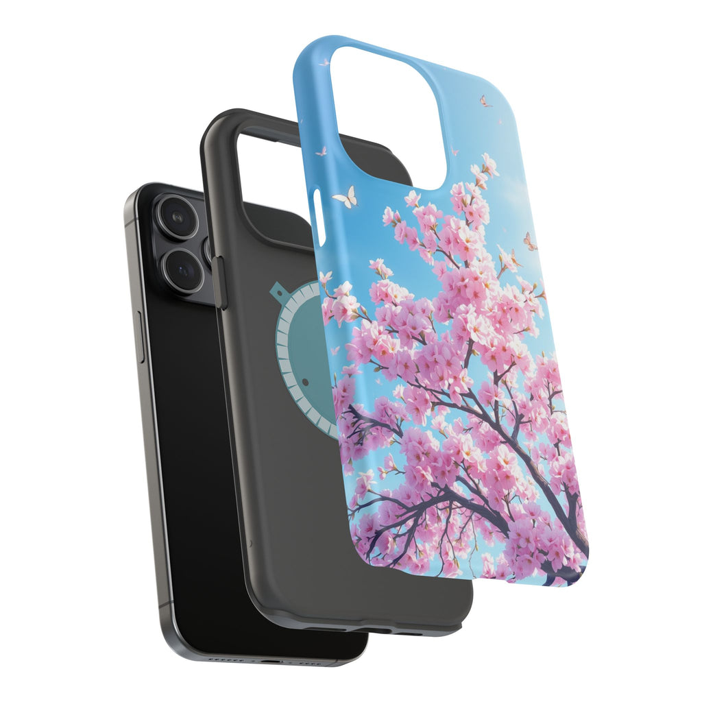 iPhone Cherry Blossom Floral Slim Everyday Designer Case · iPhone Case