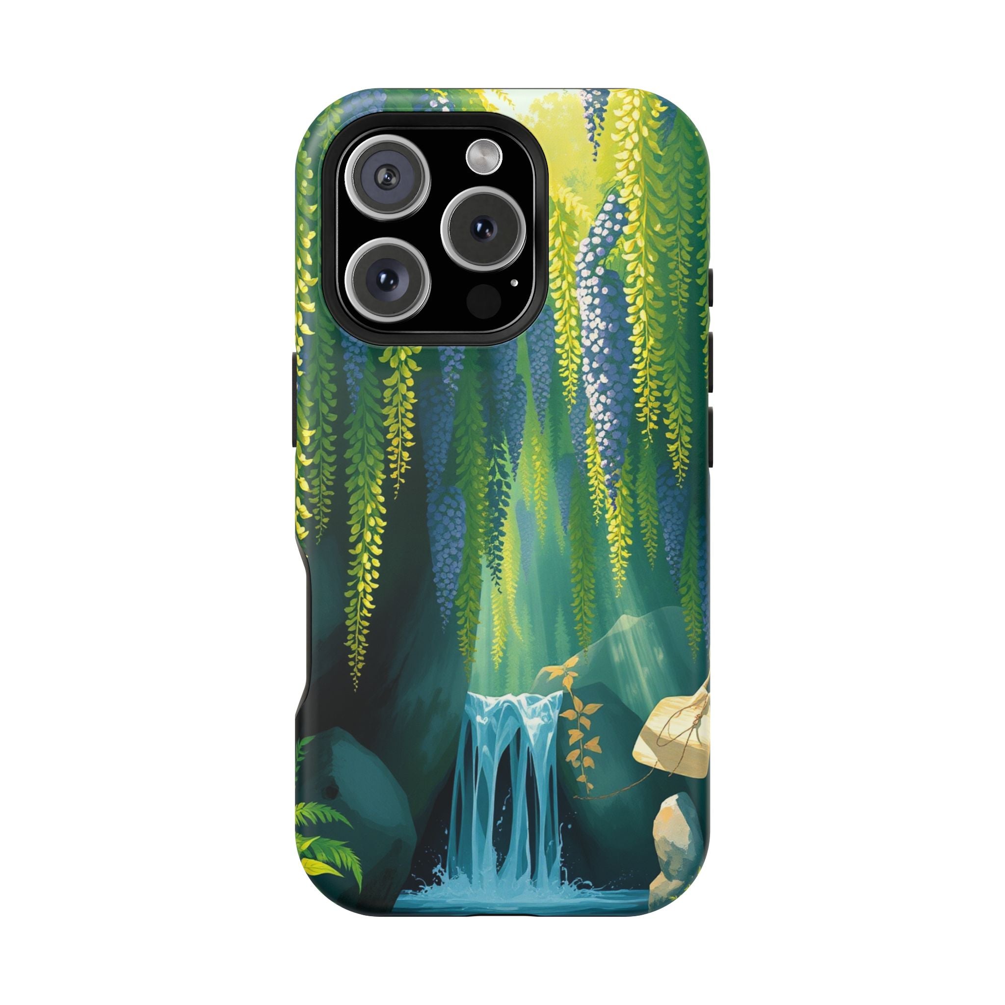 iPhone Wisteria Cascade Mystic Art Bold Modern Everyday Snap Case · iPhone Case