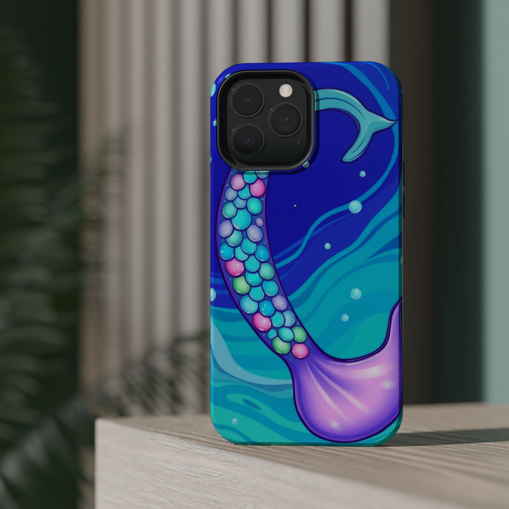 iPhone Mermaid Tail Swirl Kids Fun iPhone Phone Case Gift Artistic · iPhone Case