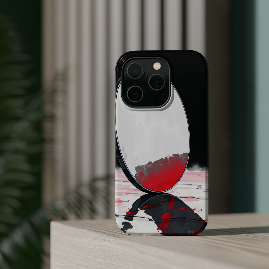 iPhone Earthy Salt Flat Mirror Design Slim Everyday Designer Case · iPhone Case