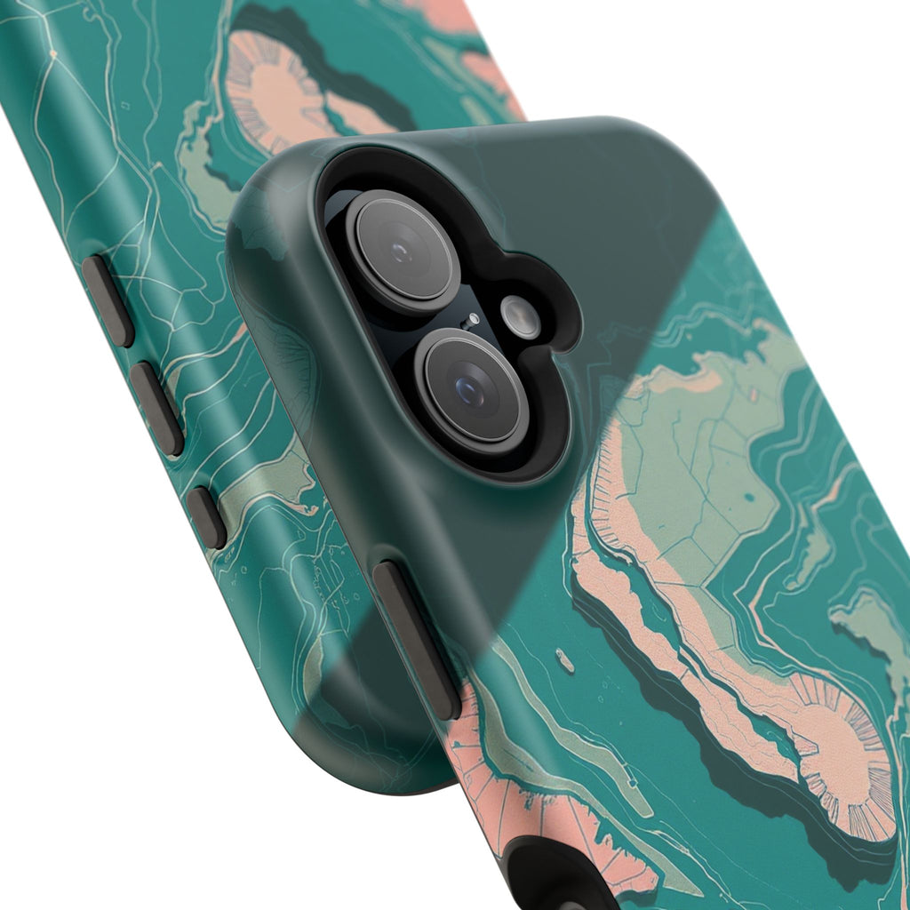 iPhone Earthy River Delta Aerial Design Slim Everyday iPhone 18 · iPhone Case