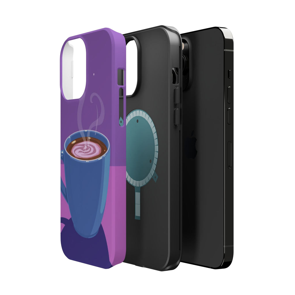 iPhone Emotional Support Coffee Pixel Art -Bit Soft Finish Everyday Case · iPhon