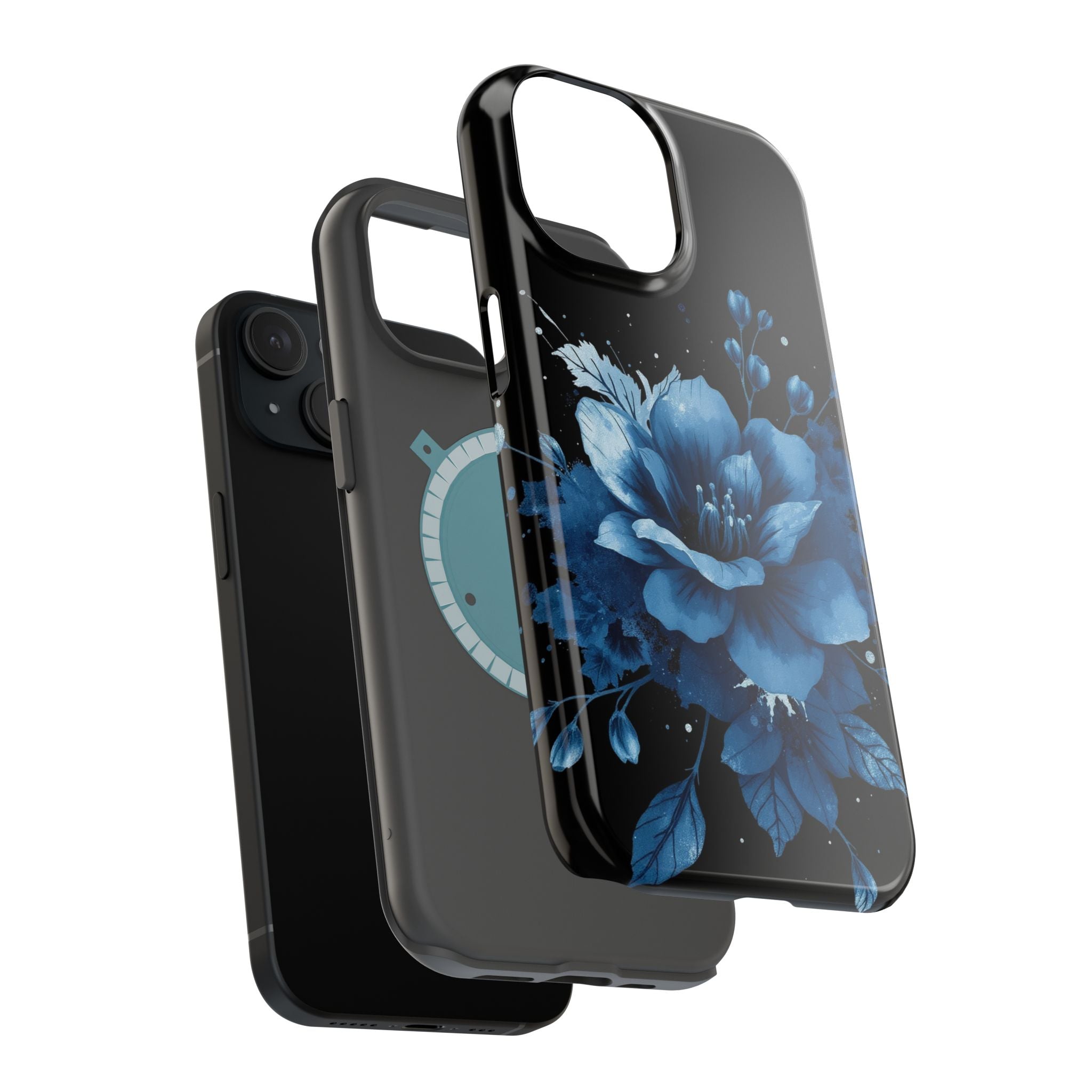 iPhone Serene Floral Watercolor Splash Design Slim Everyday Designer · iPhone Ca