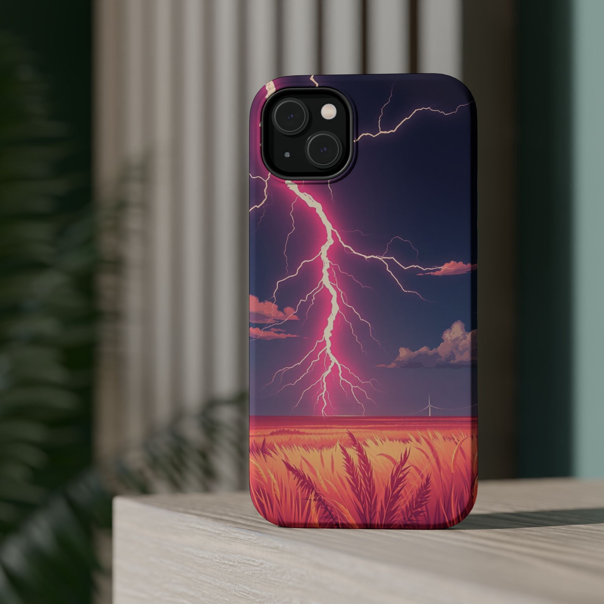 iPhone Rose Pink And Cream Prairie Lightning Slim iPhone Everyday · iPhone Case